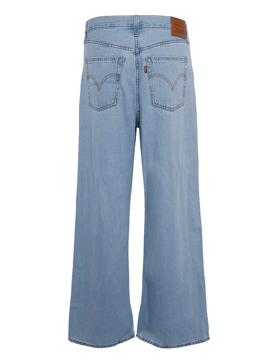 Levi's® - RIBCAGE WIDE LEG H223 OF COURS - laia säärega teksad - med indigo - flat finish - 1