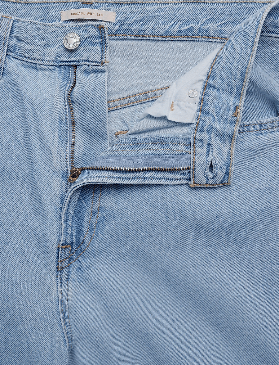 Levi's® - RIBCAGE WIDE LEG H223 OF COURS - laia säärega teksad - med indigo - flat finish - 3