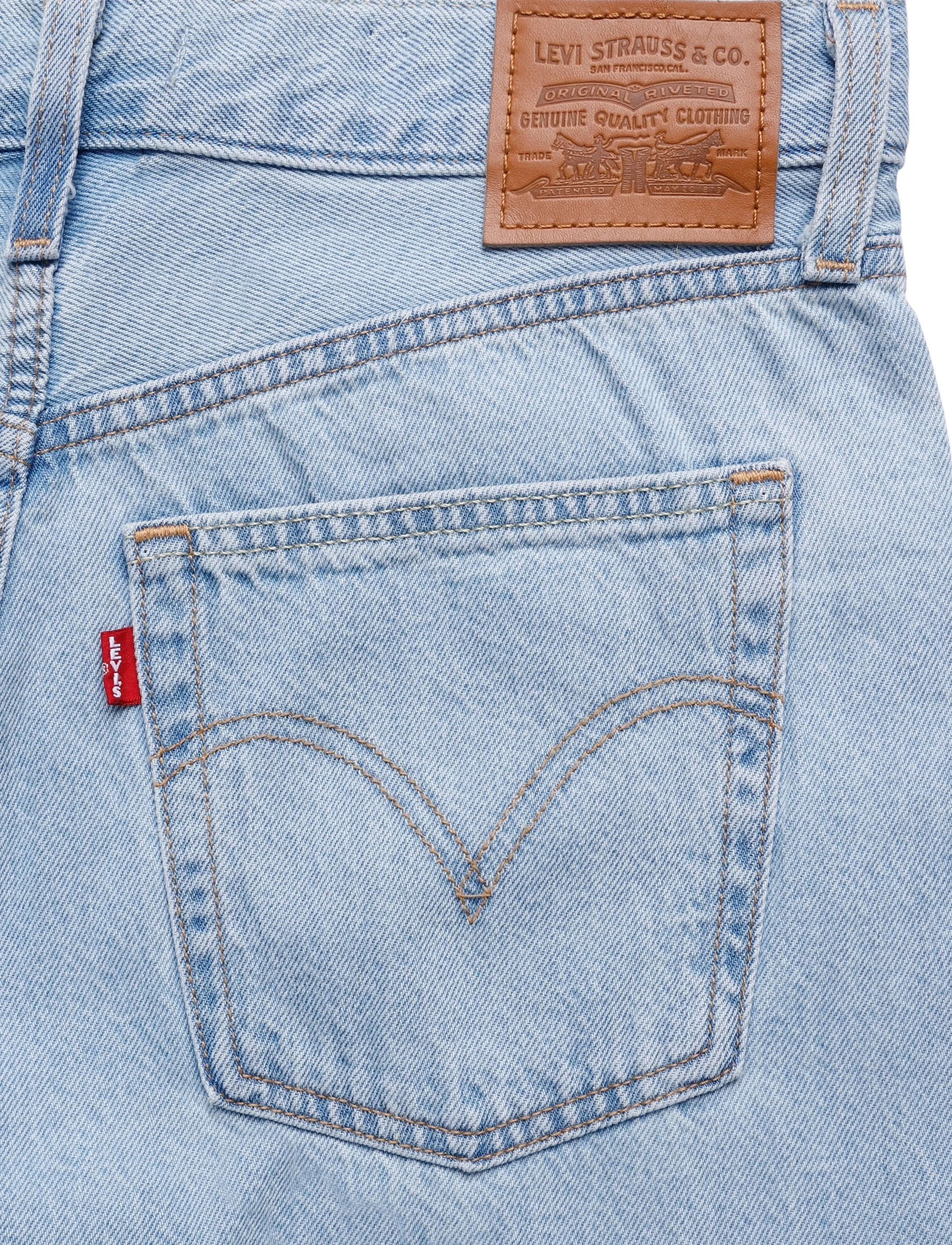 Levi's® - RIBCAGE WIDE LEG H223 OF COURS - laia säärega teksad - med indigo - flat finish - 4