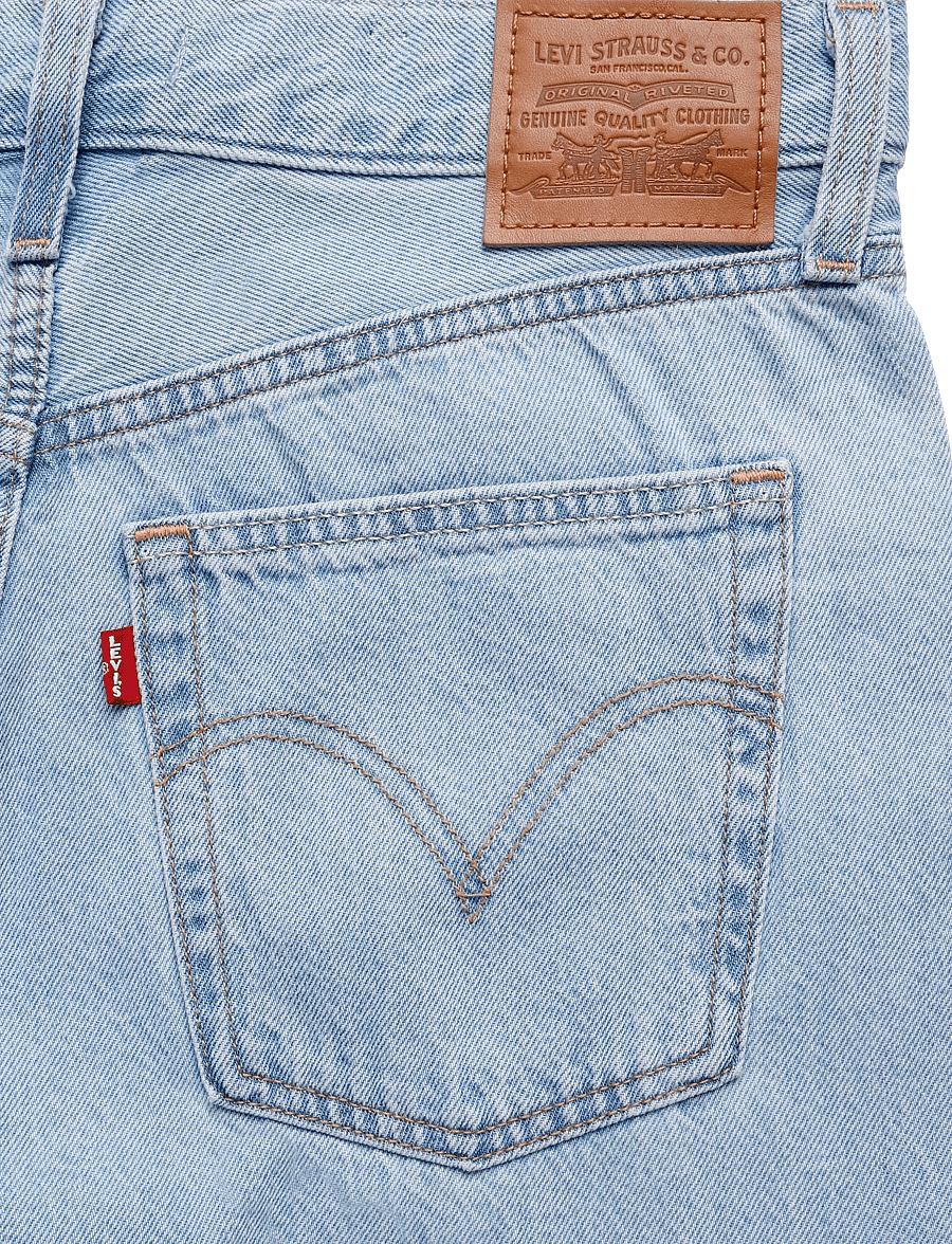 Levi's® - RIBCAGE WIDE LEG H223 OF COURS - laia säärega teksad - med indigo - flat finish - 4