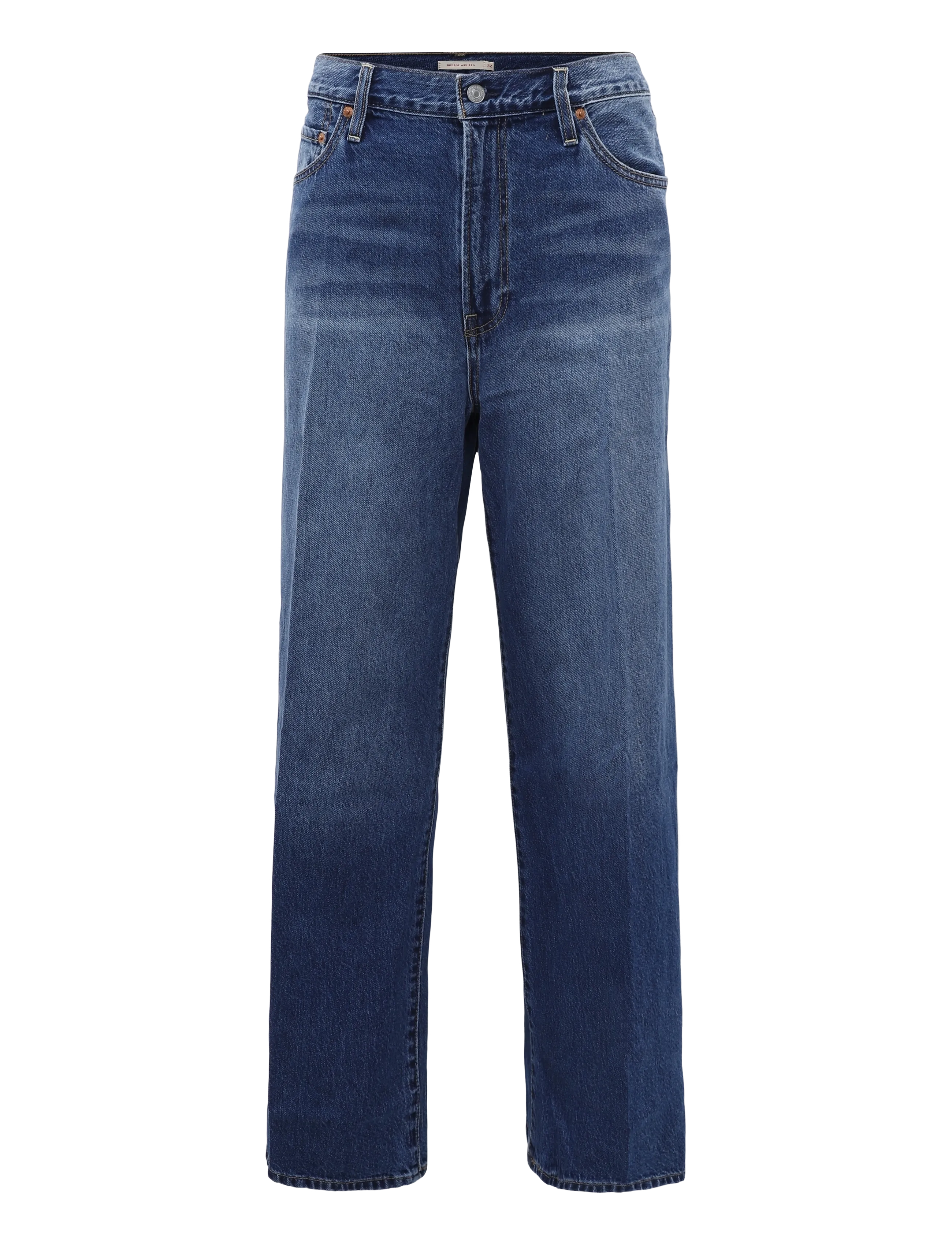 Levi's® RIBCAGE WIDE LEG H223 MAYBE AN - Everyday Style - MED INDIGO - WORN IN / blue
