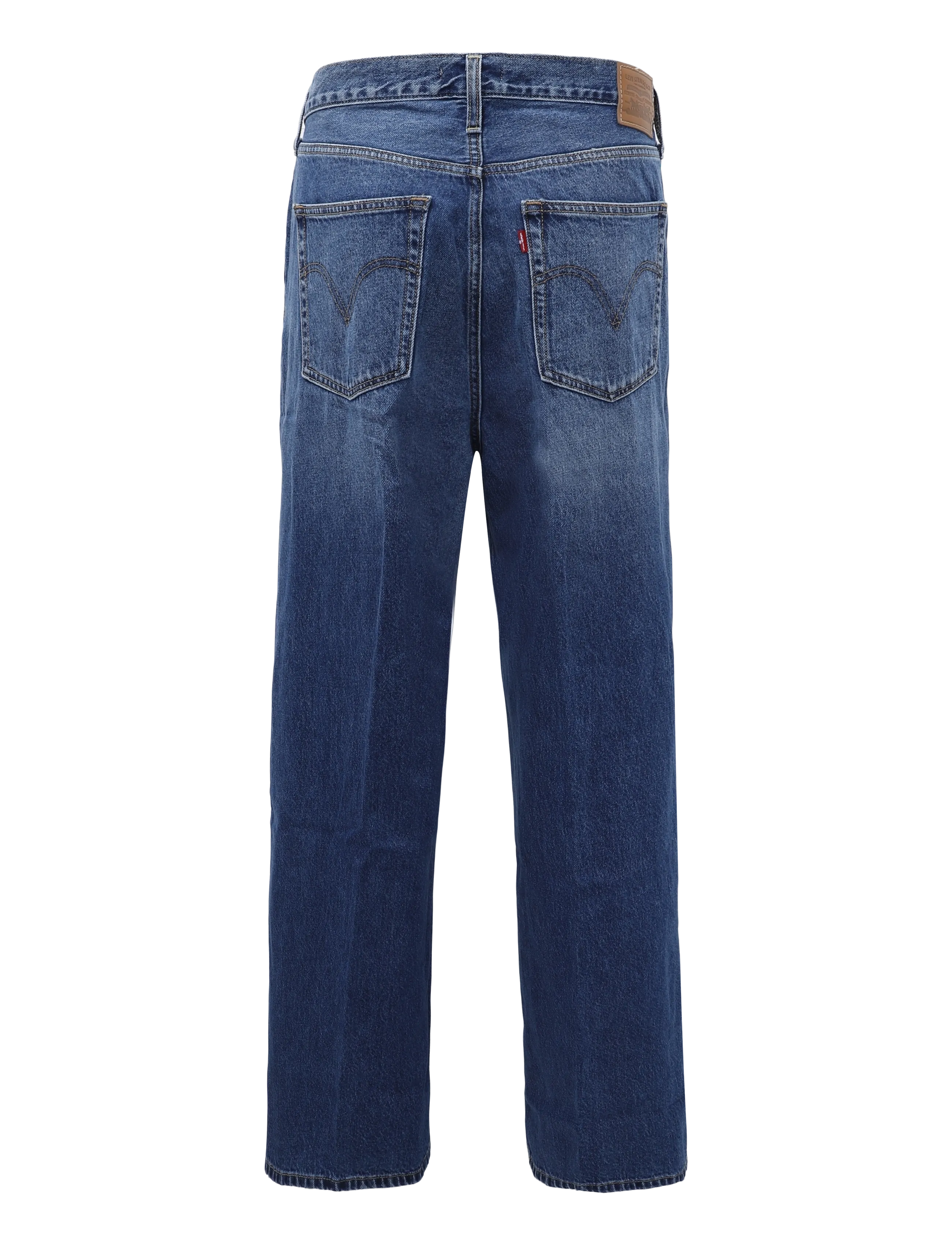 Levi's® - RIBCAGE WIDE LEG H223 MAYBE AN - wide leg jeans - med indigo - worn in - 1