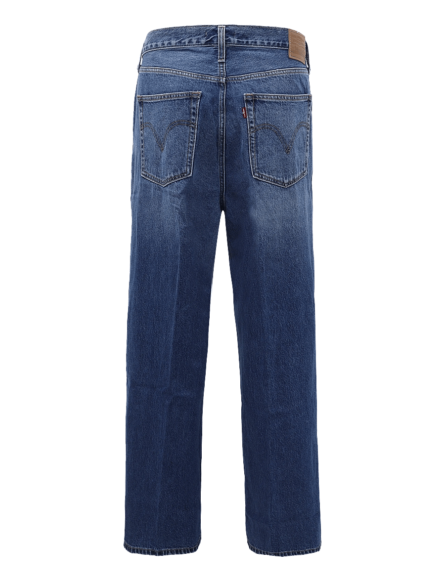 Levi's® - RIBCAGE WIDE LEG H223 MAYBE AN - wide leg jeans - med indigo - worn in - 1