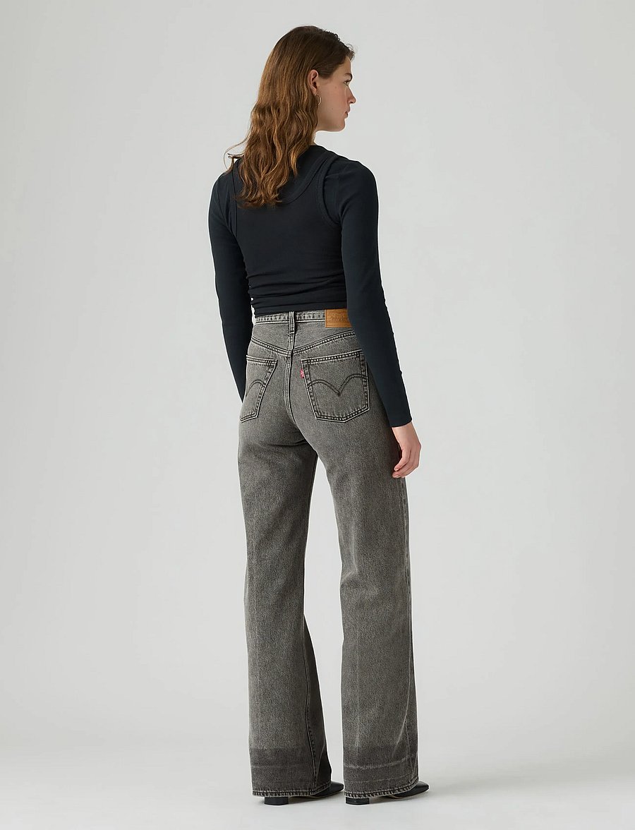 Levi's® - RIBCAGE WIDE LEG H223 YOURE EX - laia säärega teksad - greys - 4