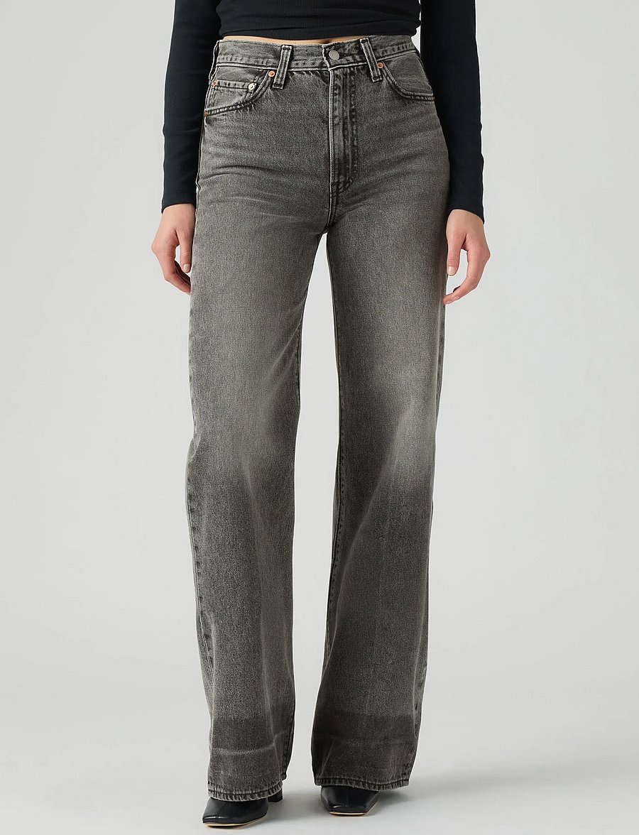 Levi's® - RIBCAGE WIDE LEG H223 YOURE EX - laia säärega teksad - greys - 5