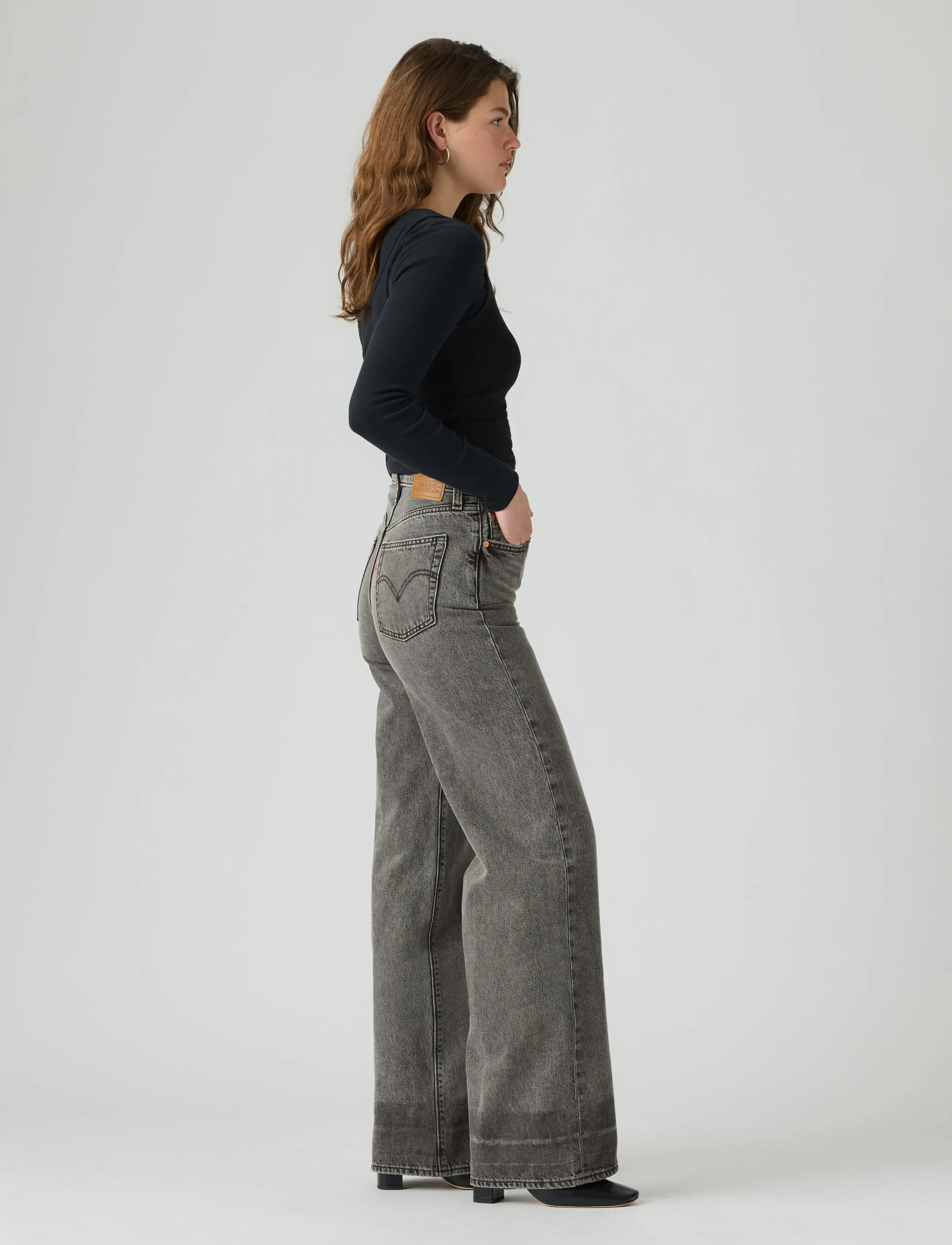 LEVIS ® Ribcage Wide Leg H223 Youre Ex jeans dam – bild 6