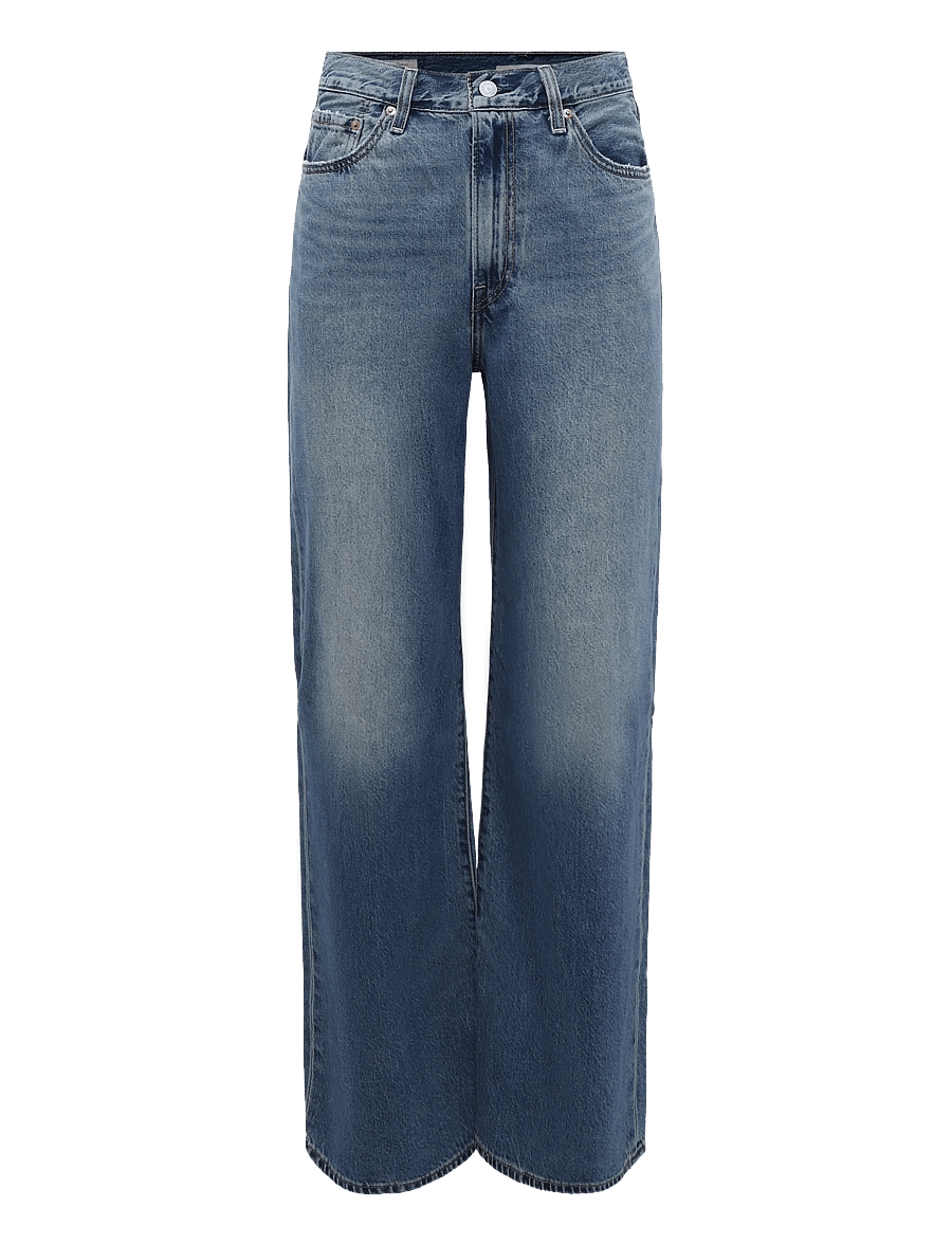 Levi's® - RIBCAGE WIDE LEG H223 COUNTING - wide leg jeans - dark indigo - worn in - 0