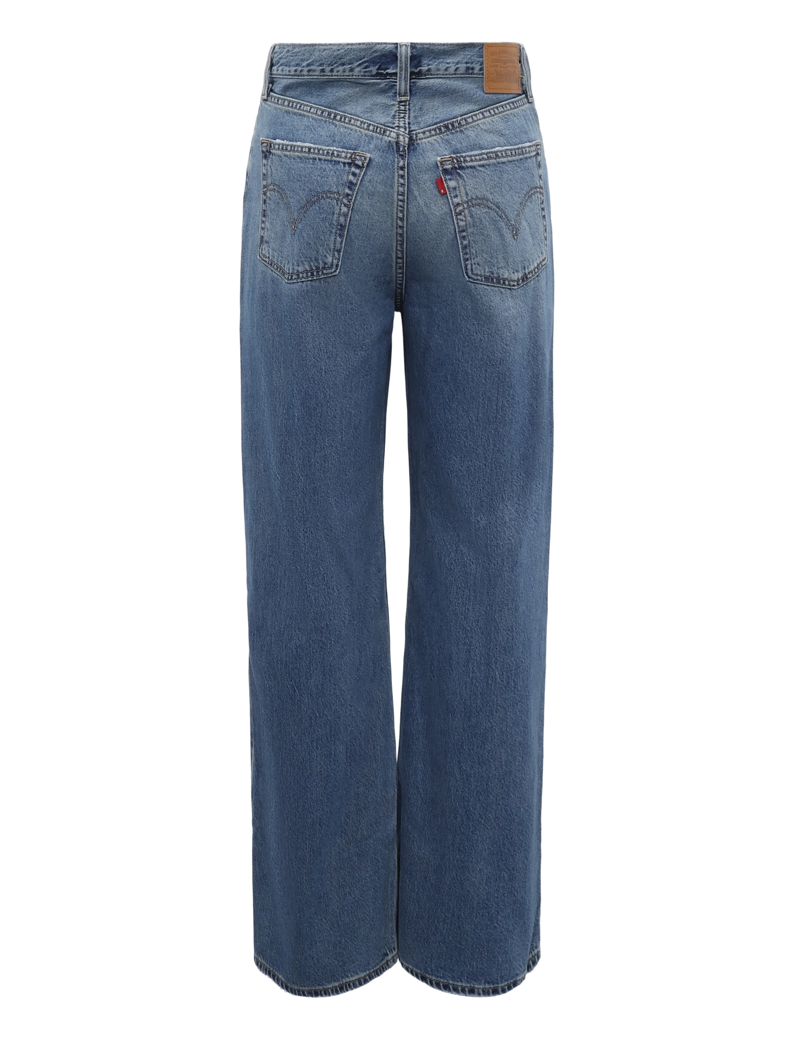 Levi's® - RIBCAGE WIDE LEG H223 COUNTING - wide leg jeans - dark indigo - worn in - 1