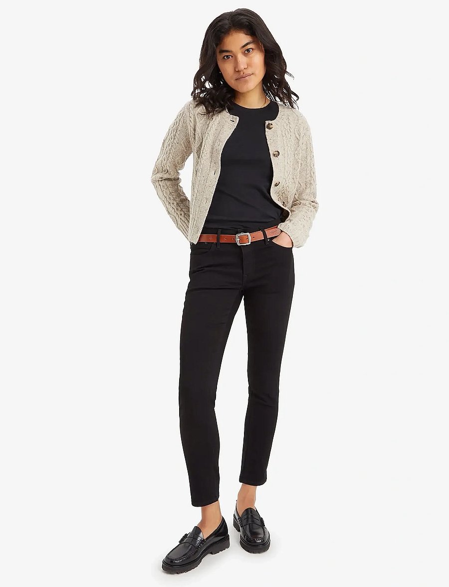 Levi's® - 712 SLIM WELT POCKET MIDNIGHT - skinny jeans - blacks - 1