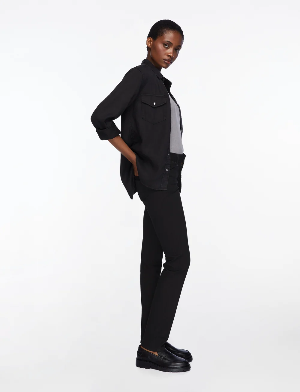 Levi's® - 712 SLIM WELT POCKET MIDNIGHT - skinny jeans - blacks - 4