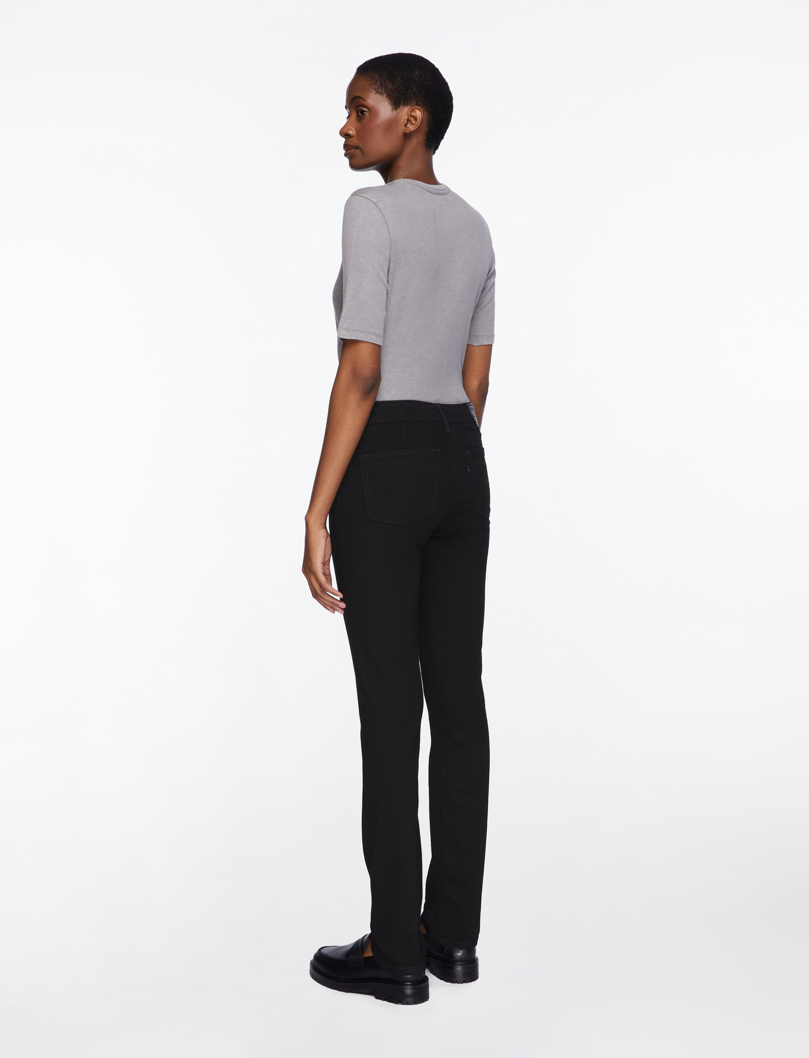 Levi's® - 712 SLIM WELT POCKET MIDNIGHT - skinny gallabuxur - blacks - 5