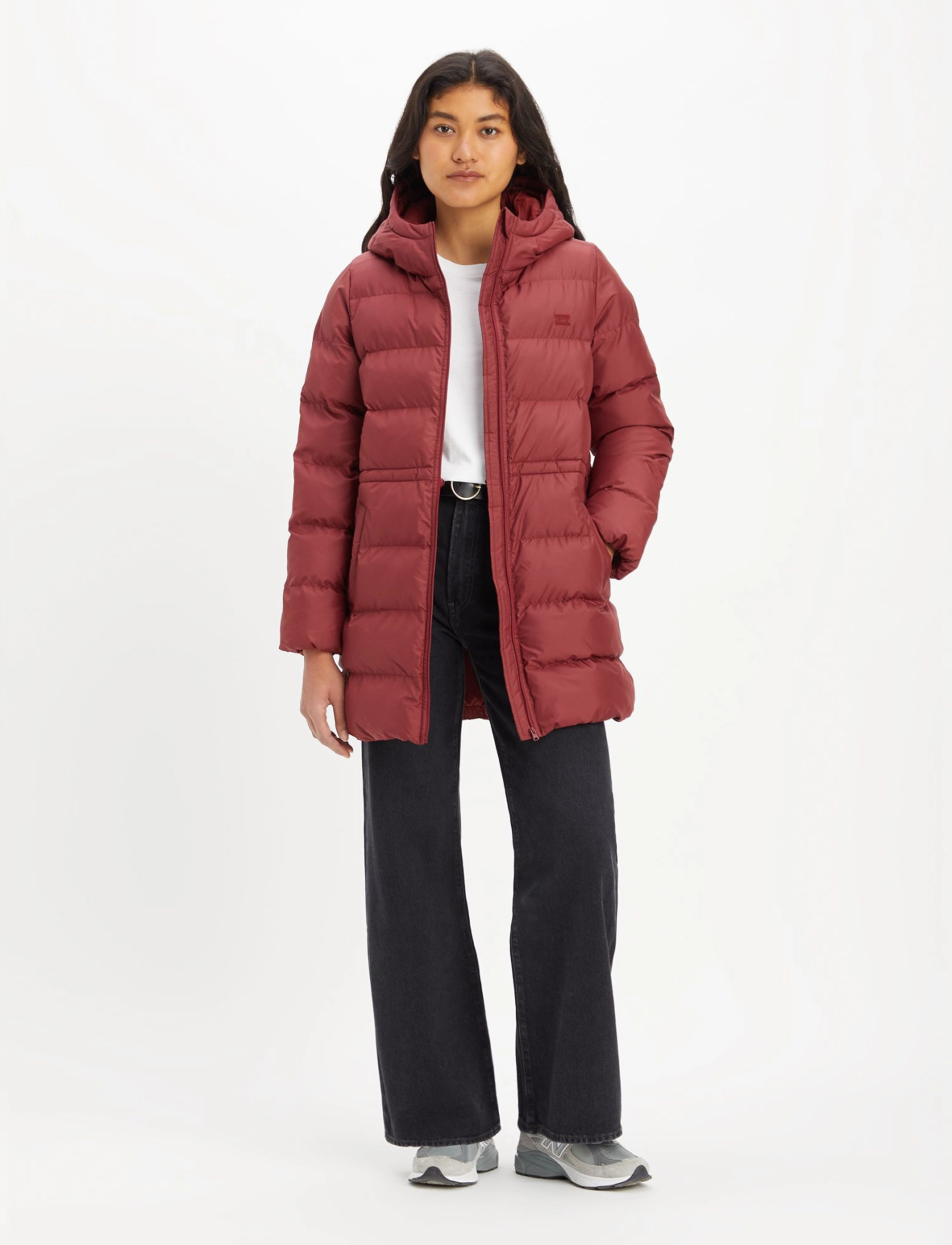 LEVI´S Women - HOODED MIDI SYRAH - reds - 2