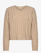 RAE SWEATER MACADAMIA - NEUTRALS