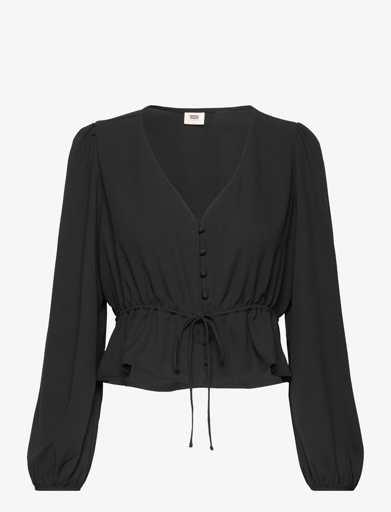 LEVI´S Women - LISA LS BLOUSE CAVIAR - long-sleeved blouses - blacks - 0