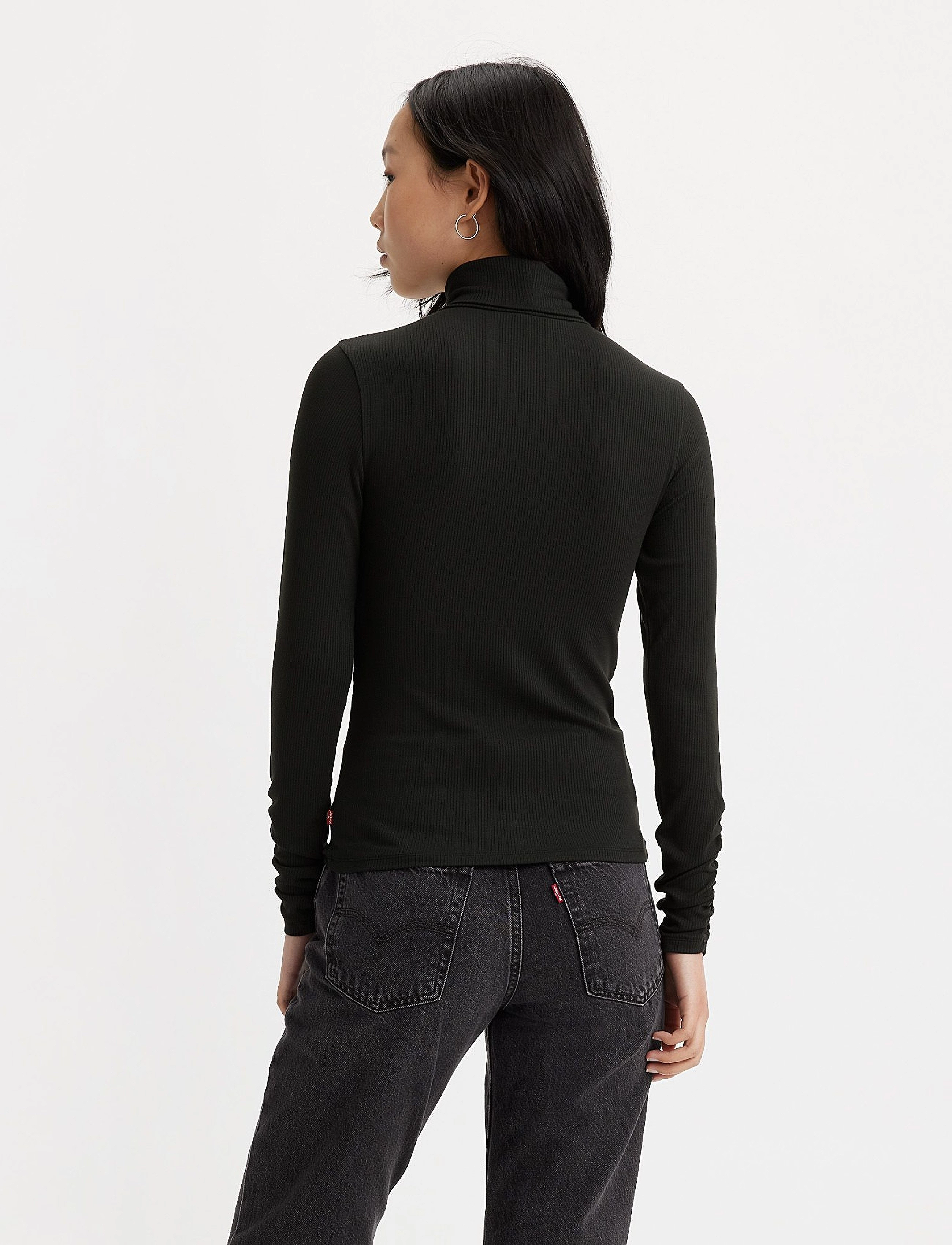 LEVI´S Women - RUCHED TURTLENECK CAVIAR - blacks - 4