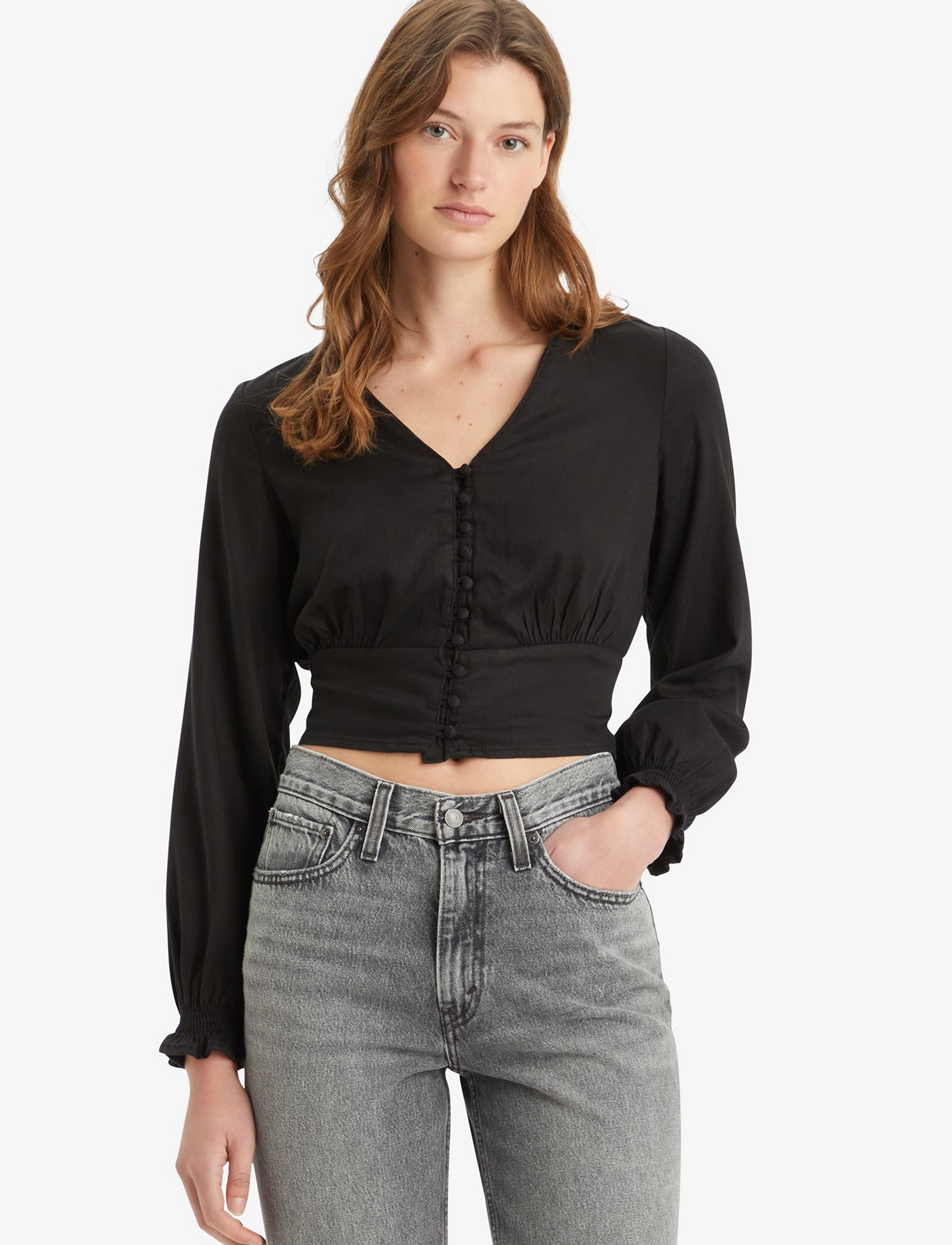 Levi's® - TAMARA LS BLOUSE DARK AGES 4 - blacks - 3