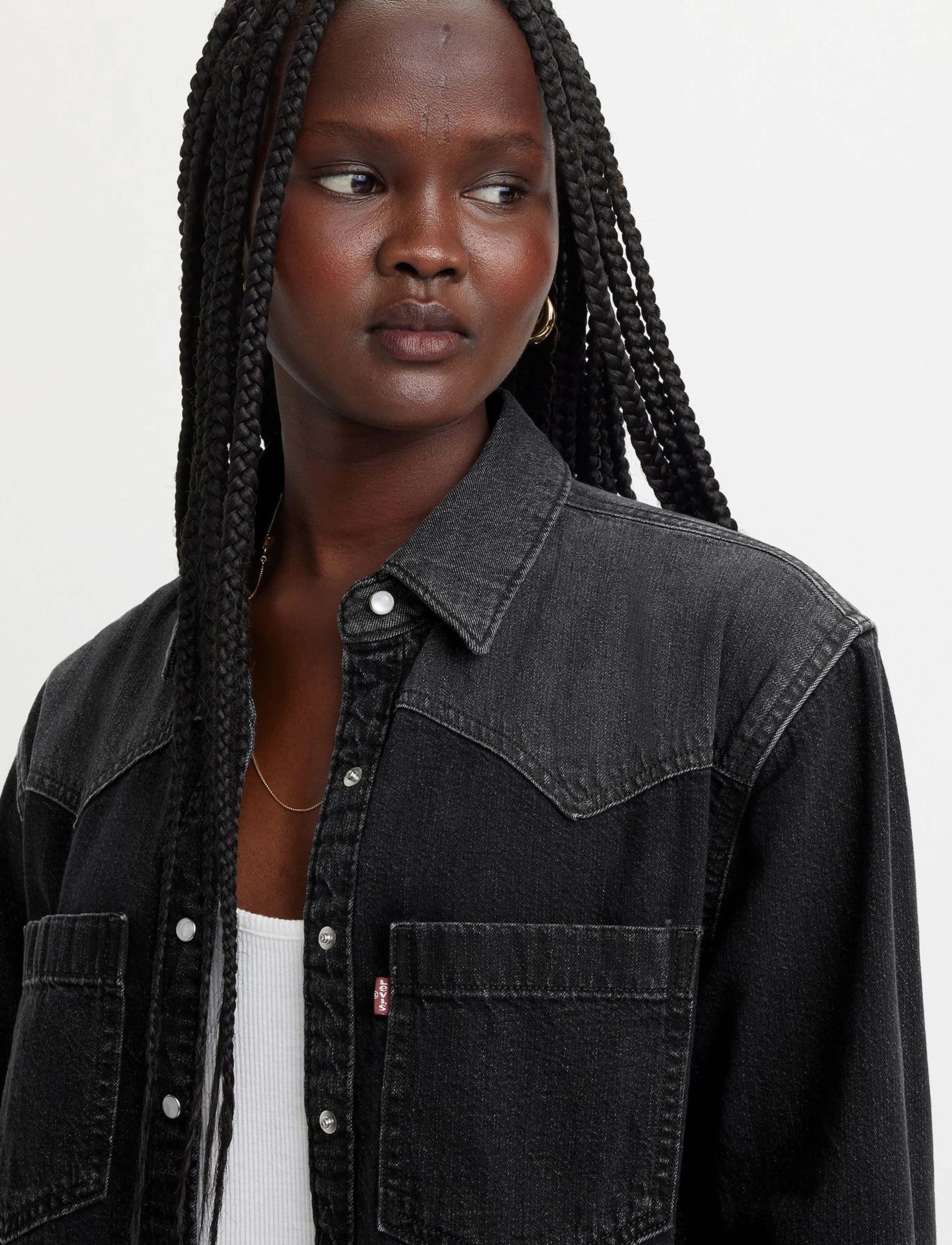 Levi's® - TEODORA WESTERN SHIRT OFF TO T - blacks - 5
