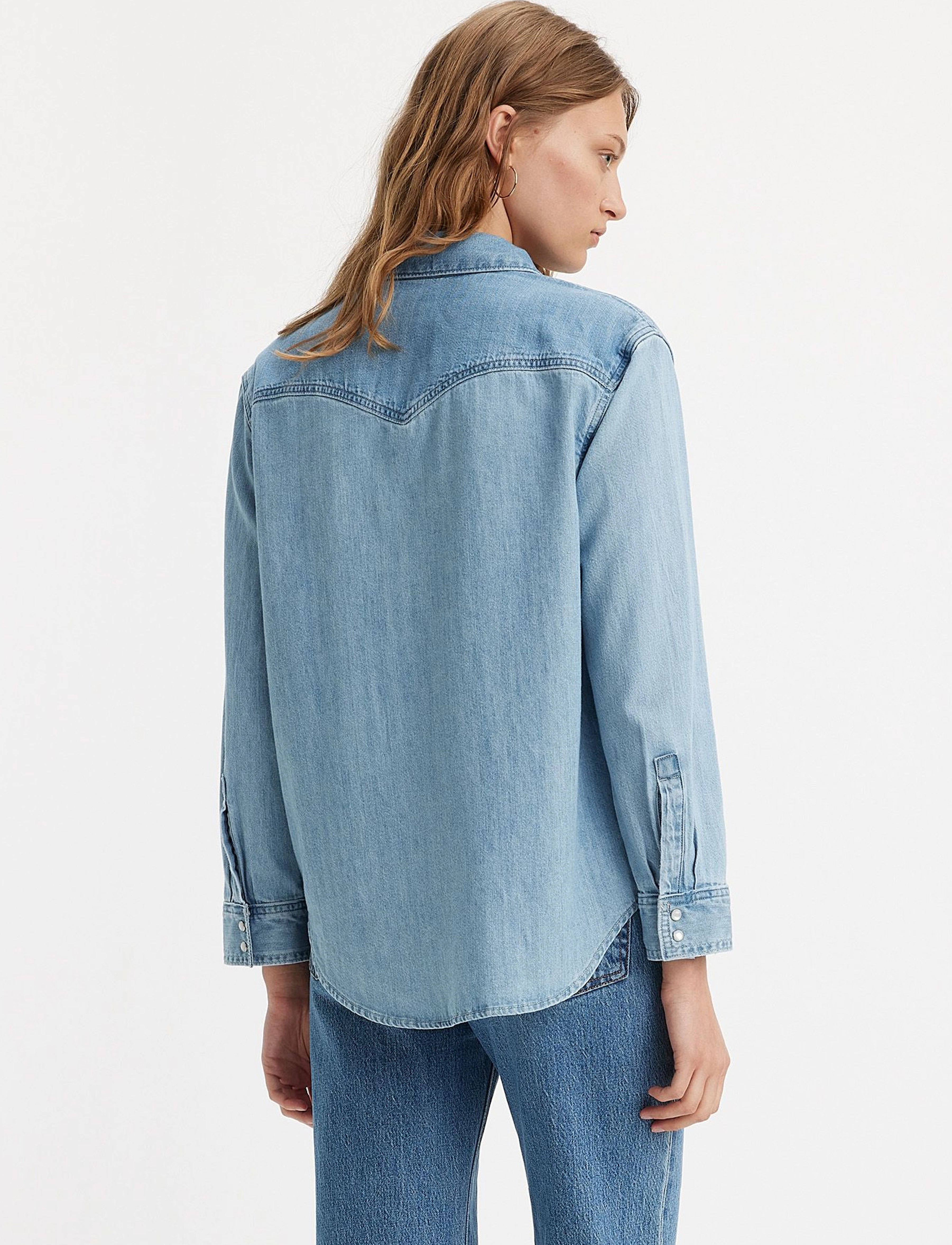 LEVI´S Women - TEODORA WESTERN SHIRT DONE AND - dark indigo - worn in - 4