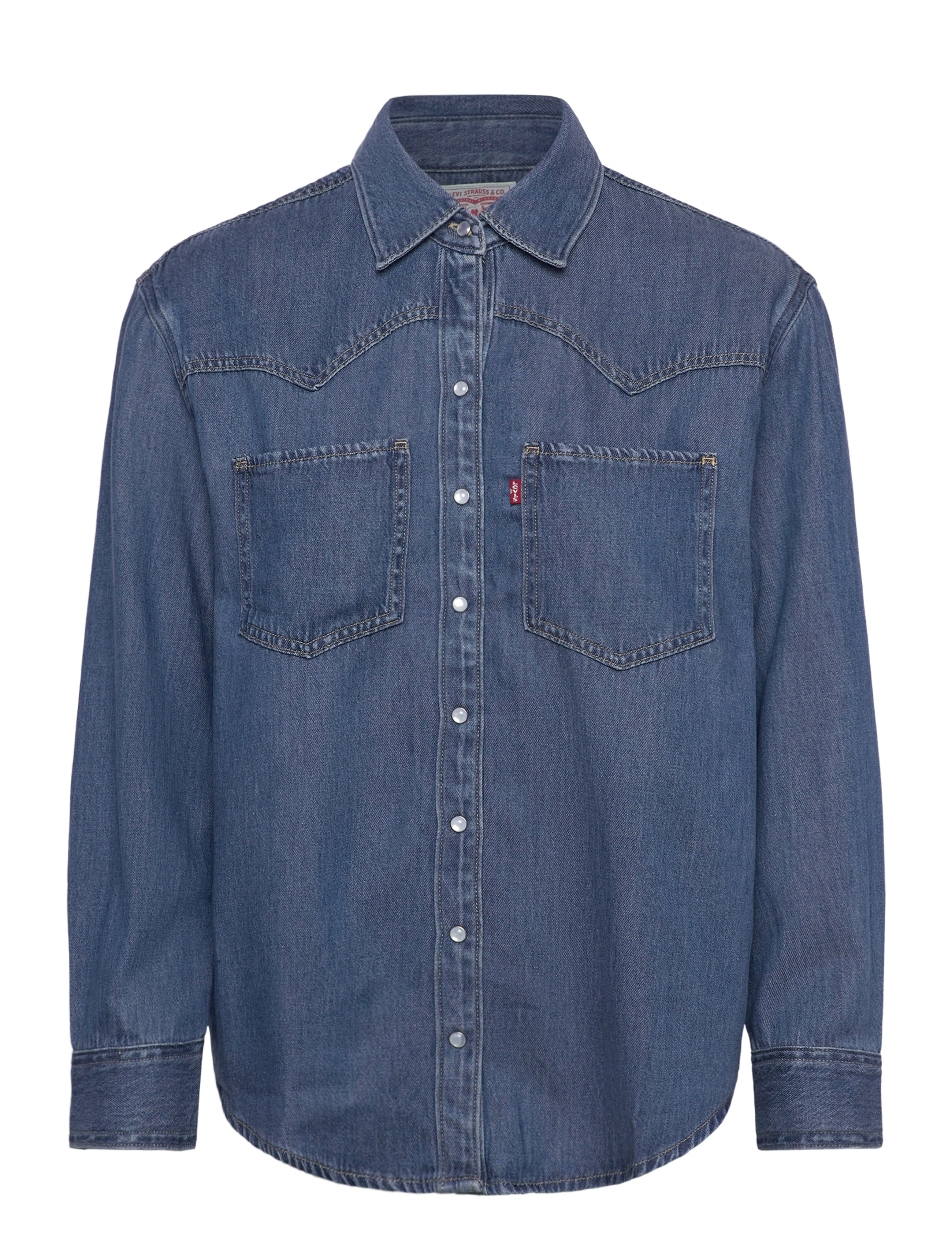 LEVI'S Teodora Western Shirt Going St Blau - XS - Damen