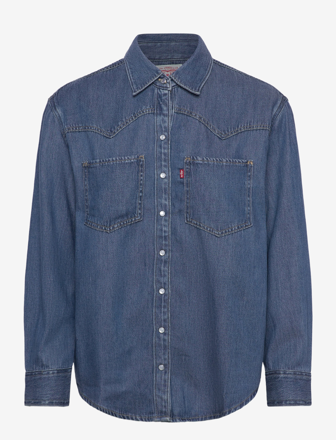 Levi's® - TEODORA WESTERN SHIRT GOING ST - jeanshemden - med indigo - worn in - 1