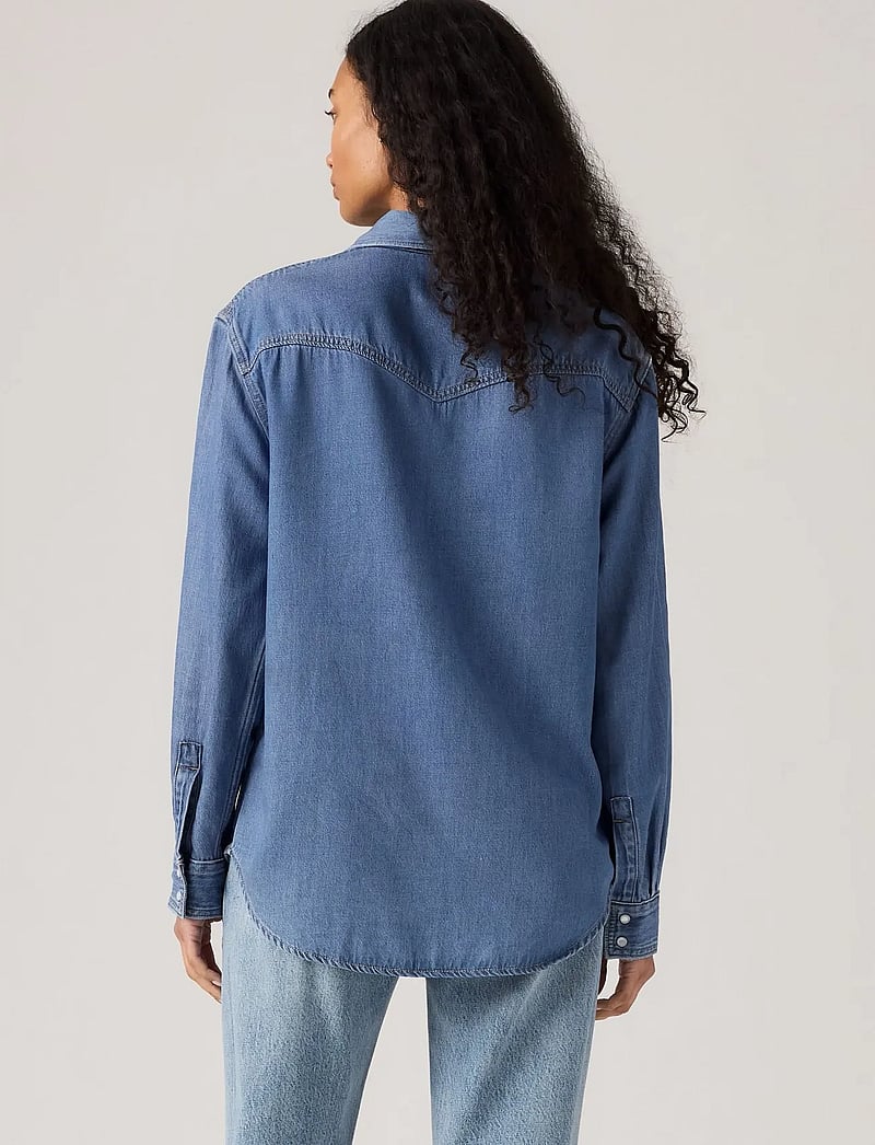 Levi's® - TEODORA WESTERN SHIRT GOING ST - denimskjorter - med indigo - worn in - 3