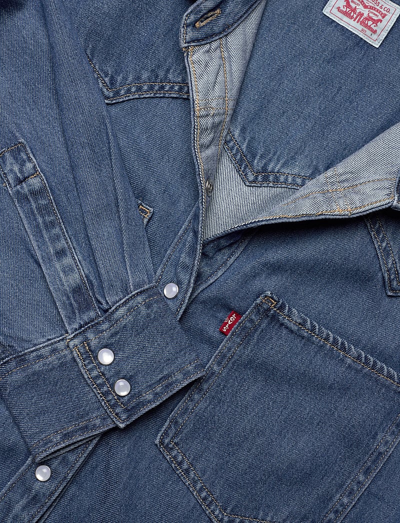 Levi's® - TEODORA WESTERN SHIRT GOING ST - denimskjorter - med indigo - worn in - 4