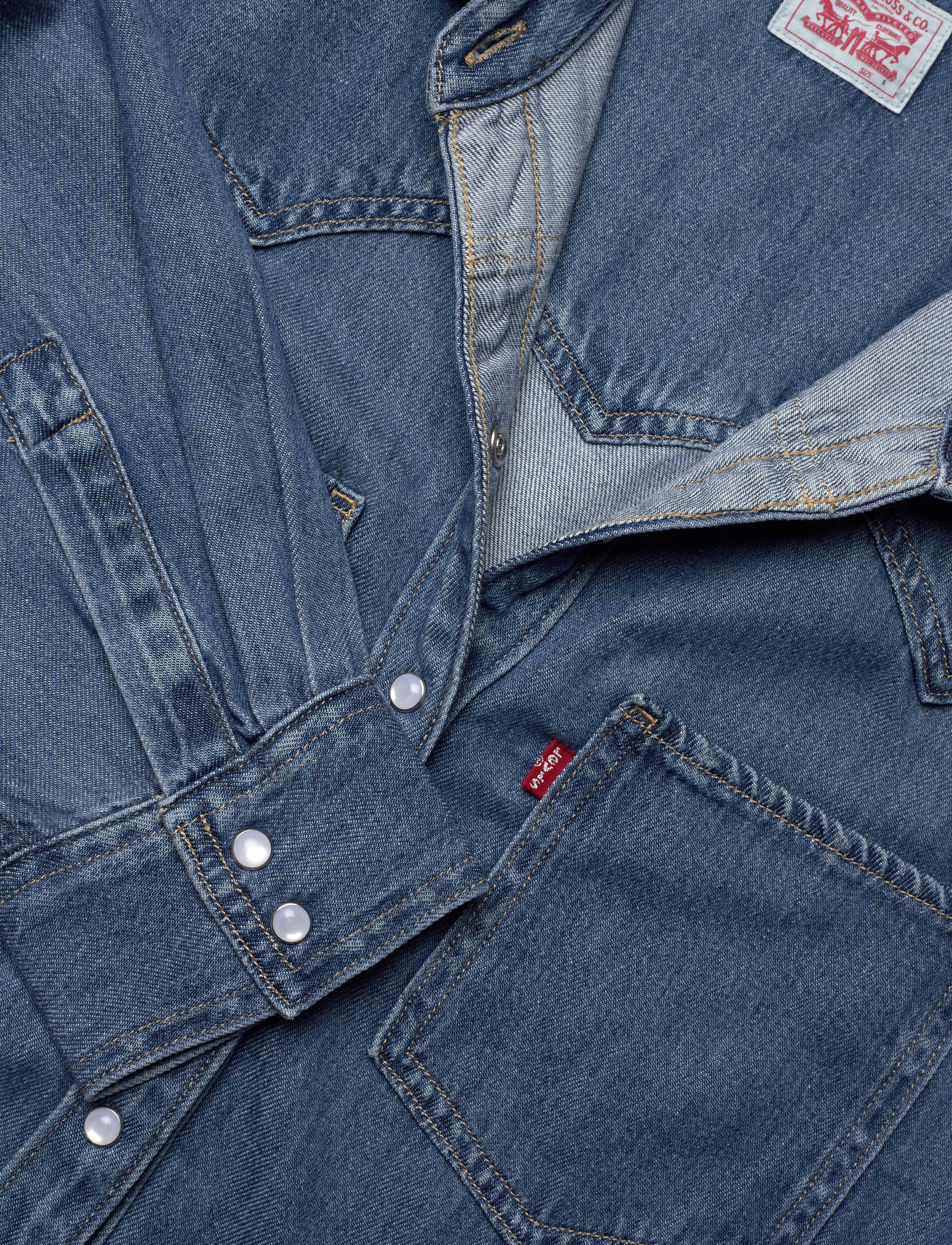 Levi's® - TEODORA WESTERN SHIRT GOING ST - denimskjorter - med indigo - worn in - 4