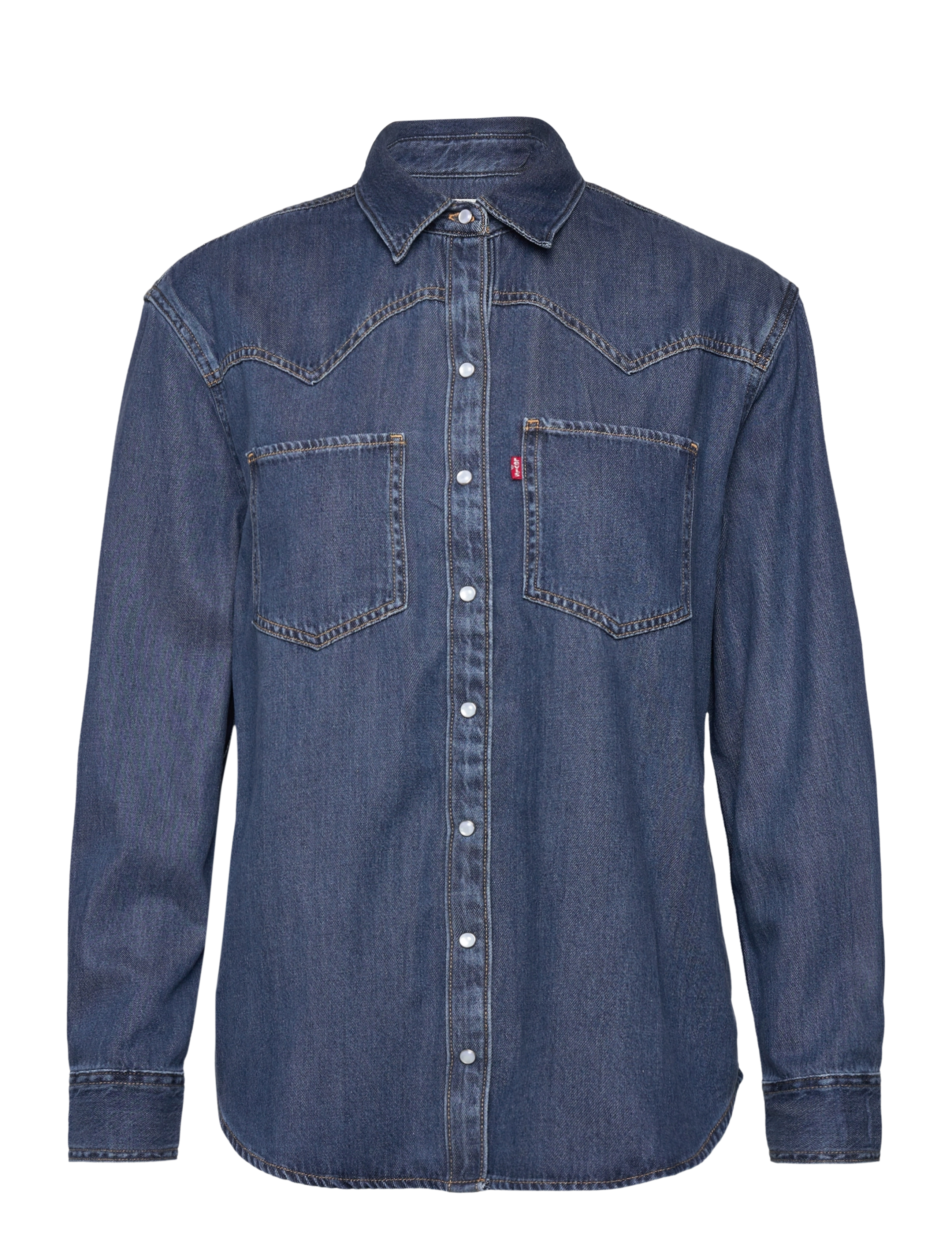 Levi's® TEODORA WESTERN SHIRT AIR SPAC - Kampagne - DARK INDIGO - WORN IN / blue