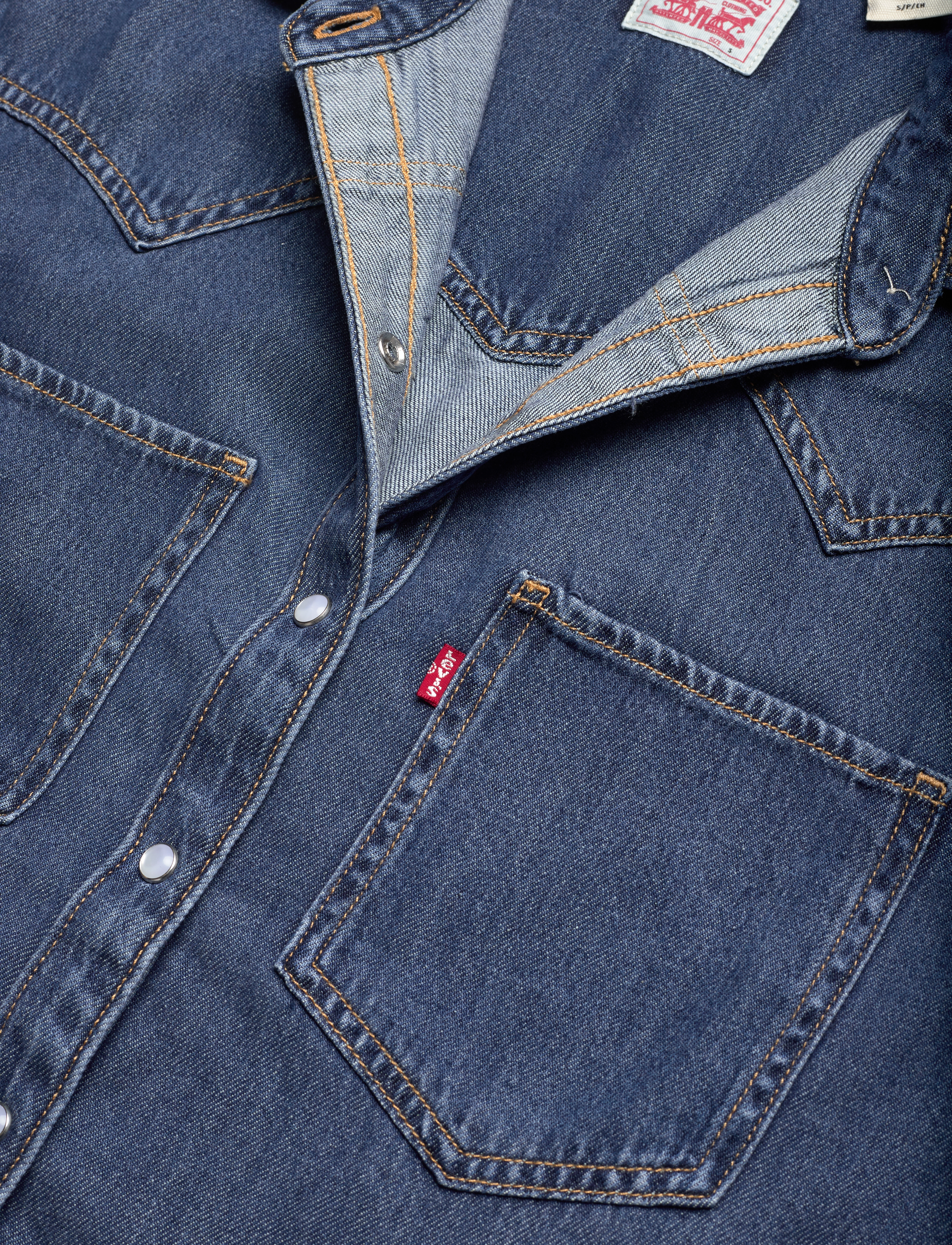 Levi's® - TEODORA WESTERN SHIRT AIR SPAC - denimskjorter - dark indigo - worn in - 3