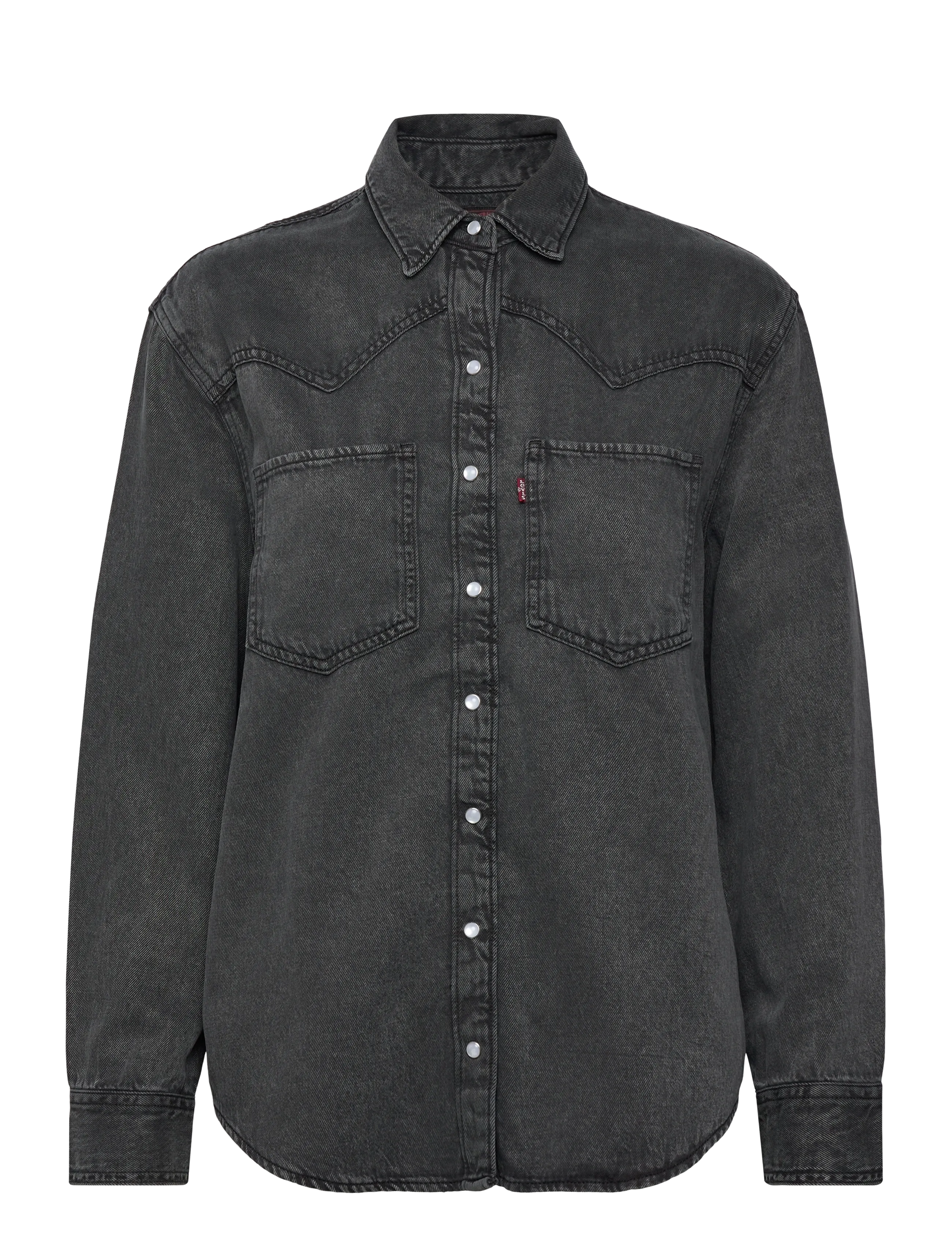 LEVI'S Teodora Western Shirt Chipped Schwarz - M - Damen