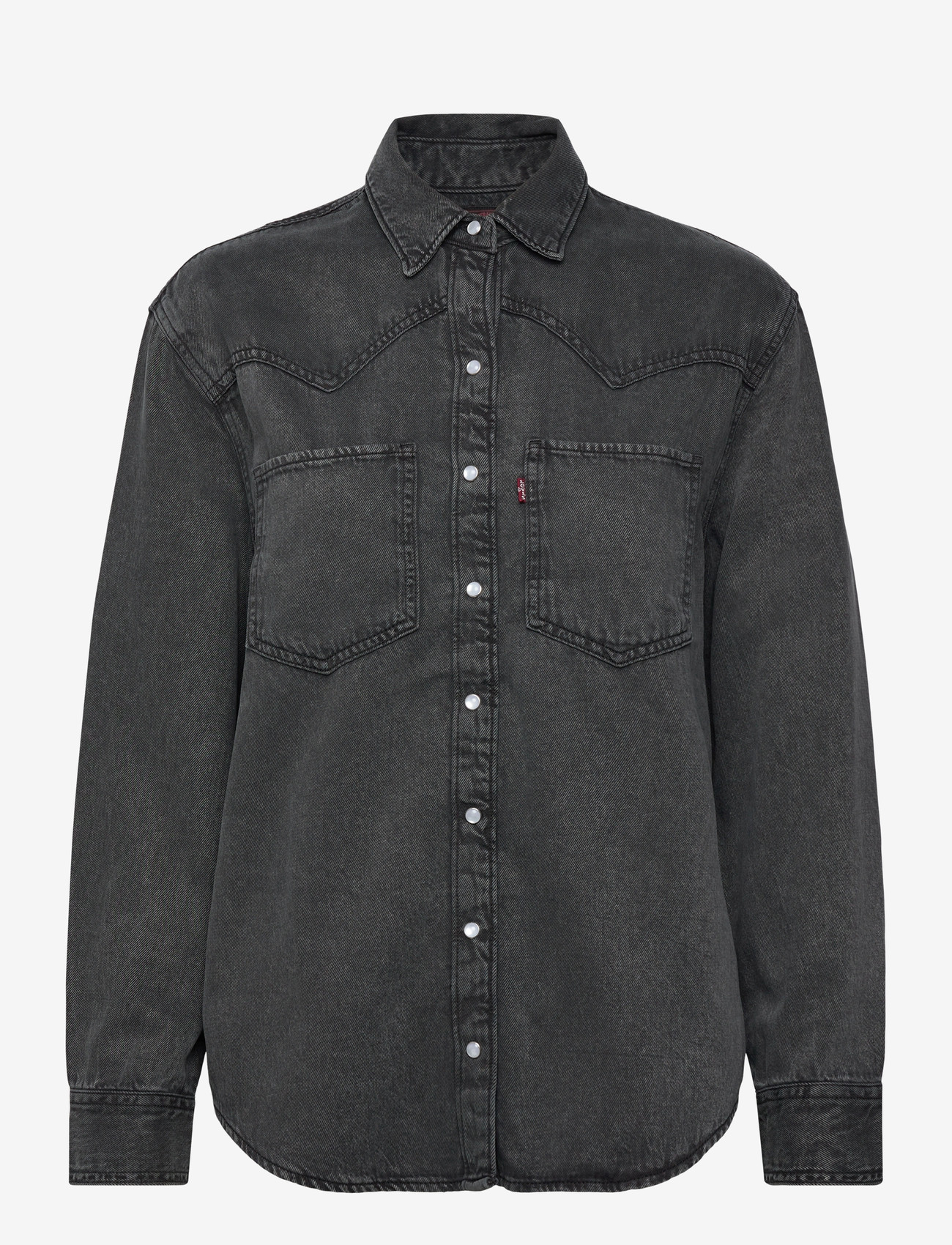 Levi's® - TEODORA WESTERN SHIRT CHIPPED - denimskjorter - blacks - 1