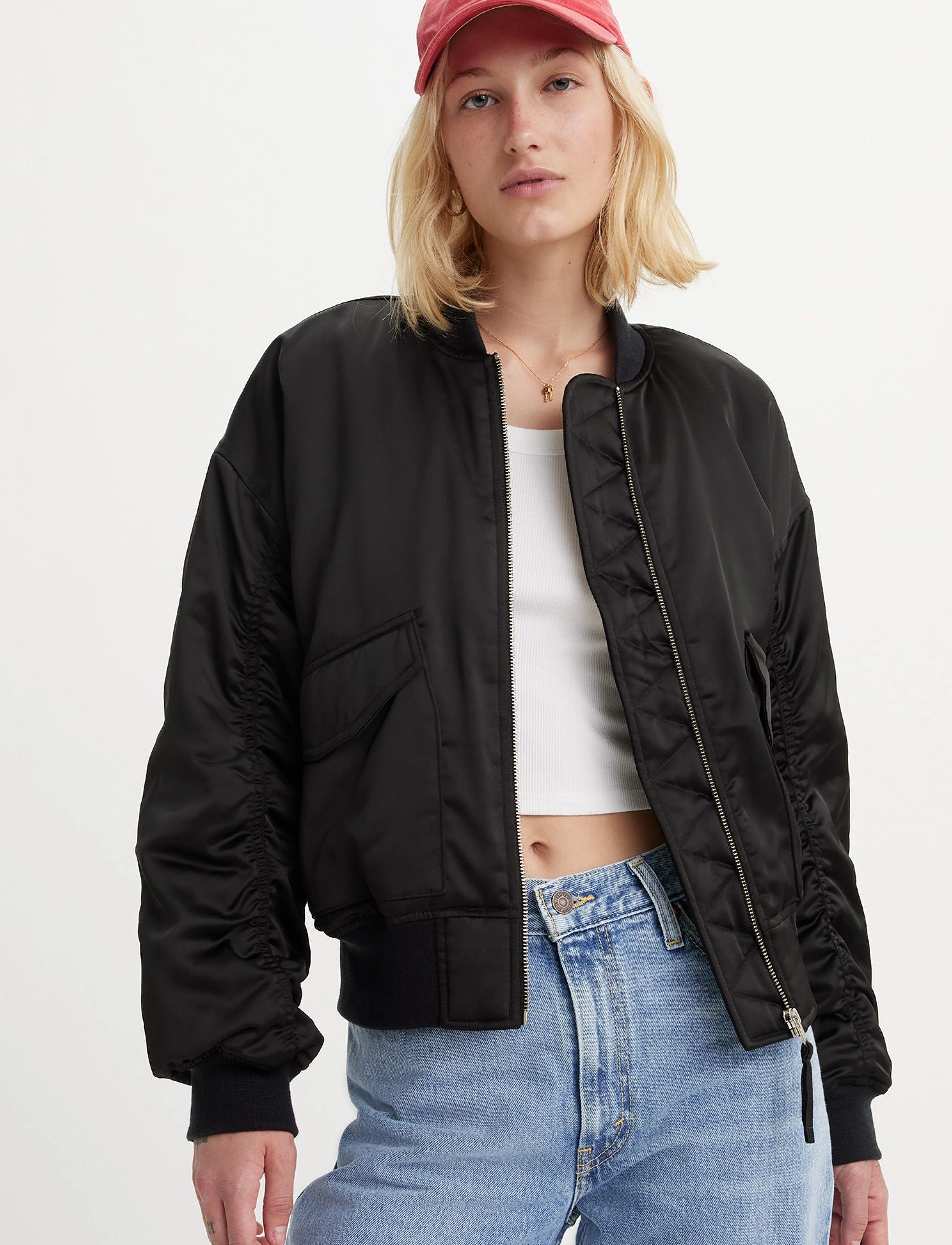 Levi's® - ANDY TECHY JACKET CAVIAR - spring jackets - blacks - 0