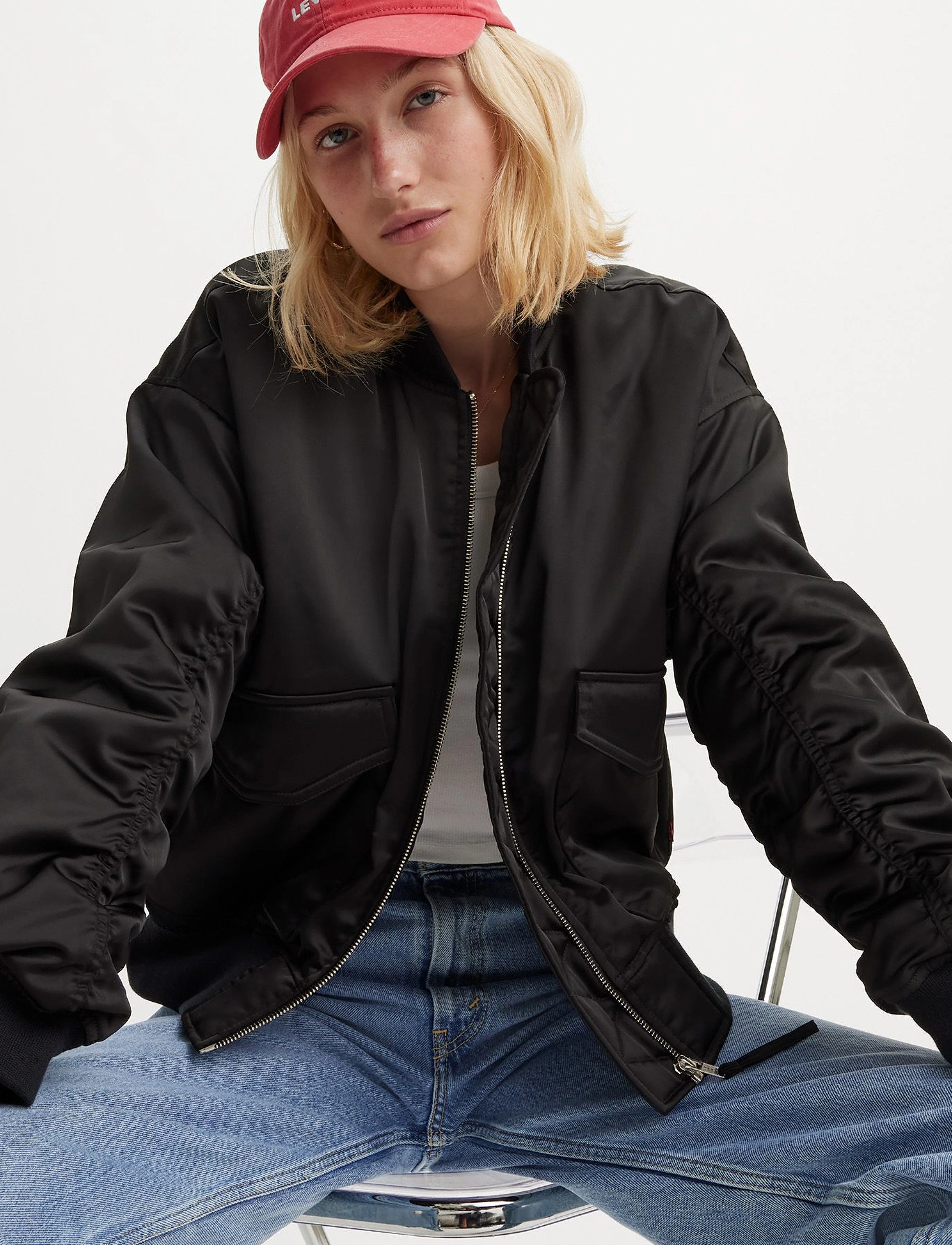 Levi's® - ANDY TECHY JACKET CAVIAR - spring jackets - blacks - 5