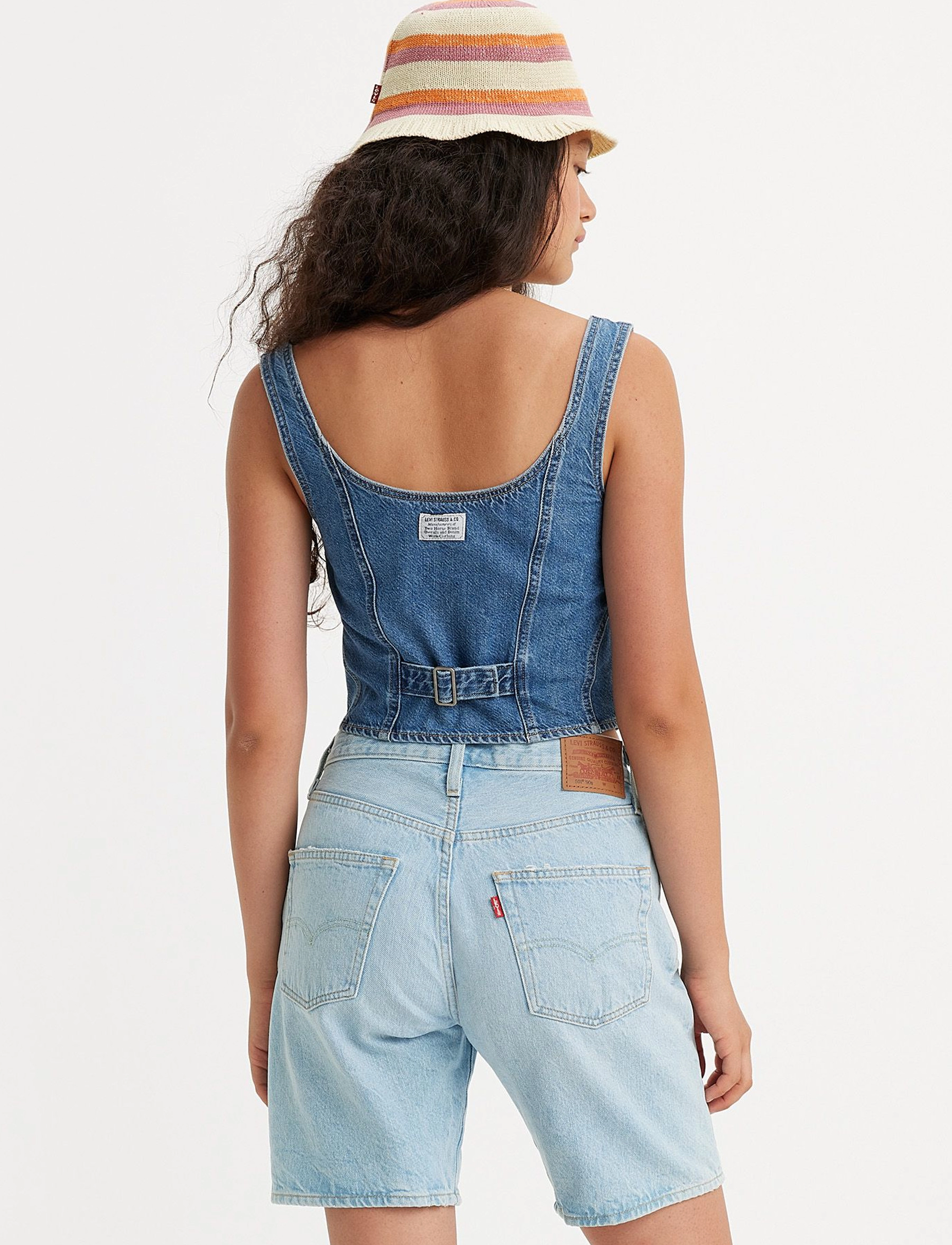 Levi's® - ALANI CORSET HOLD MY PURSE 2 - med indigo - worn in - 3
