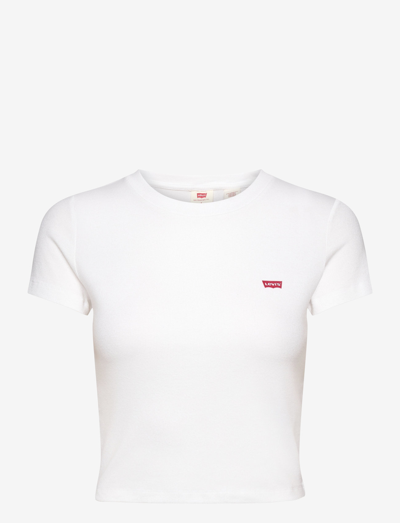 Levi's® - ESSENTIAL SPORTY TEE WHITE + R - t-shirts - neutrals - 1