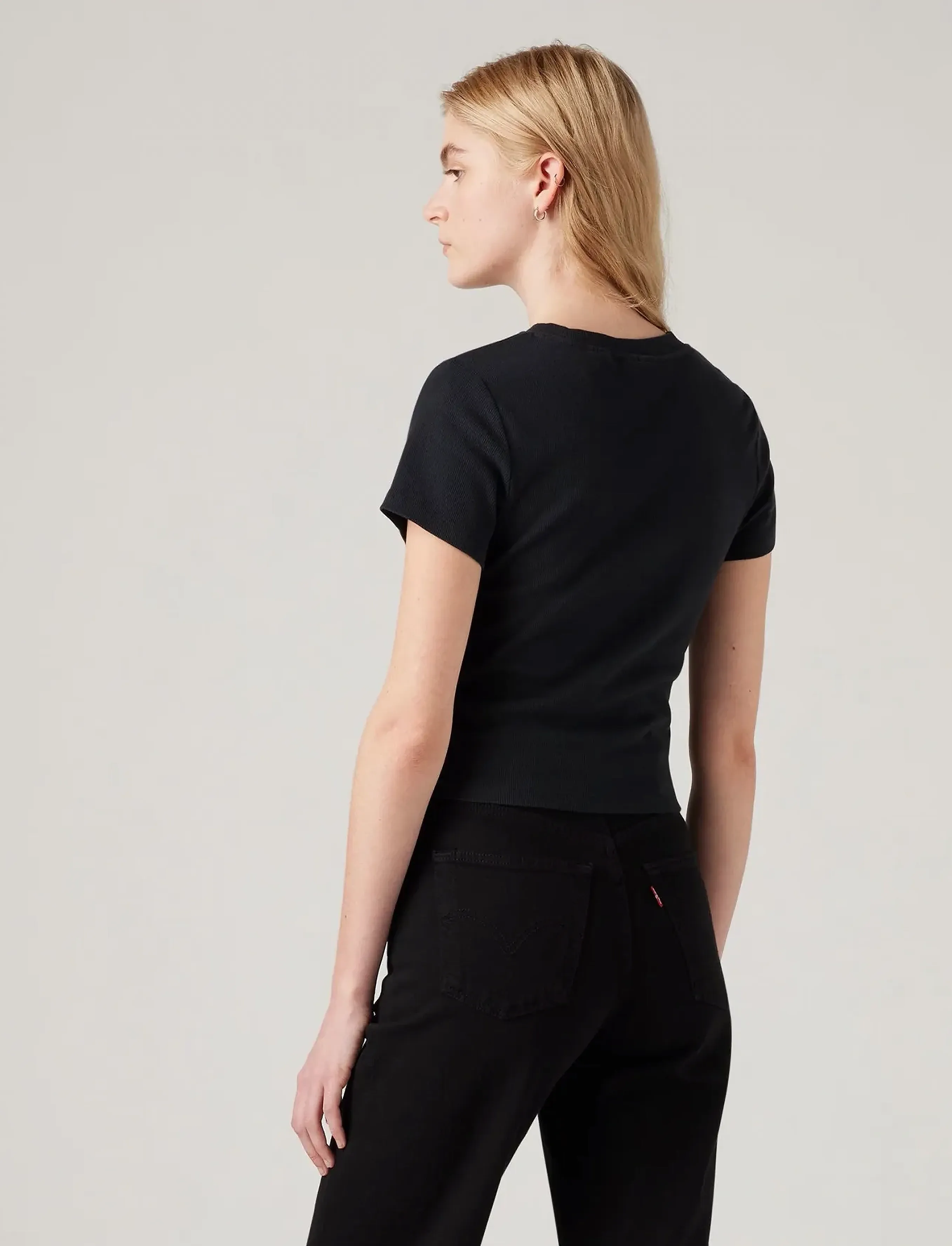 Levi's® - ESSENTIAL SPORTY TEE CAVIAR RI - t-shirts - blacks - 3