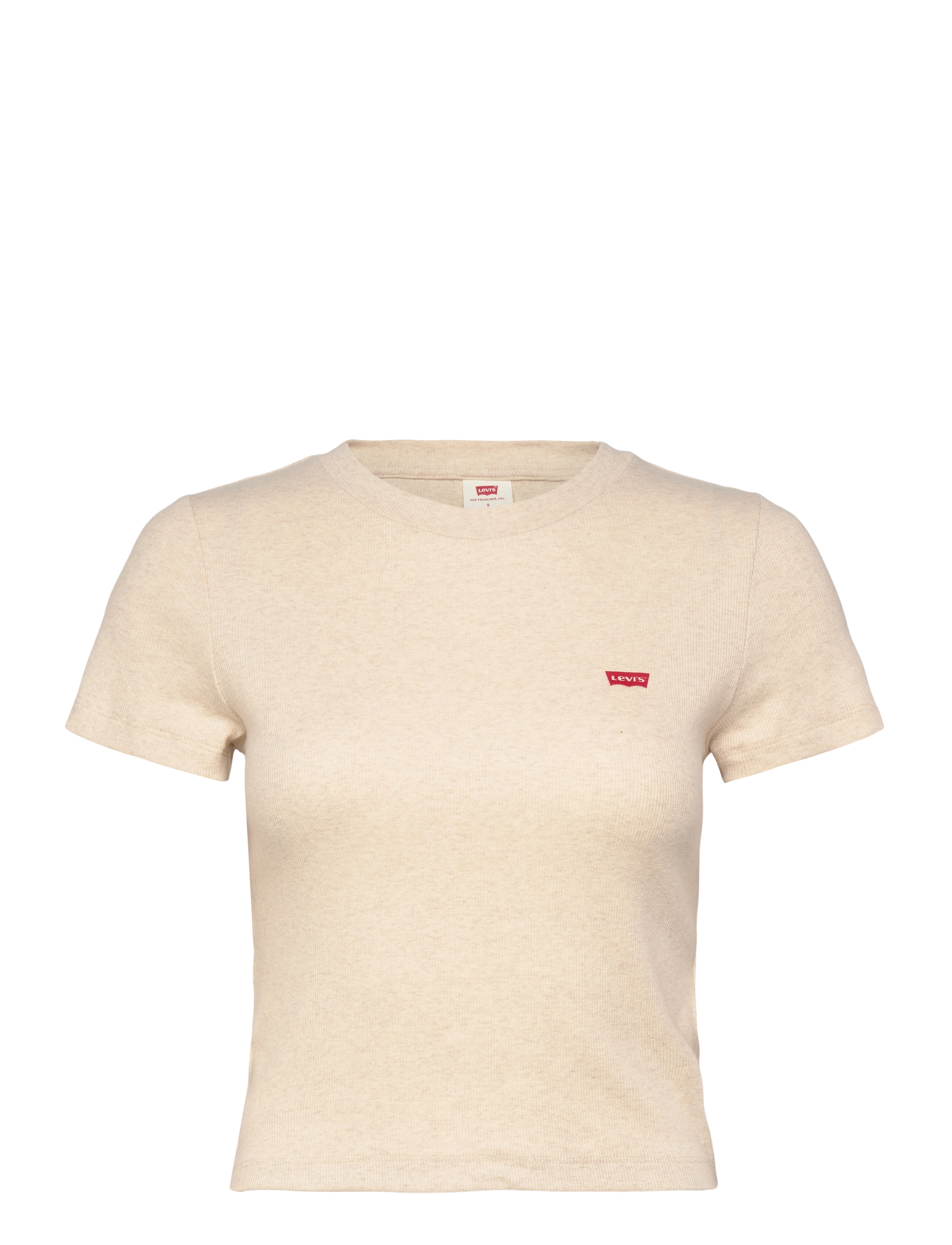 Levi's® - ESSENTIAL SPORTY TEE OATMEAL H - neutrals - 1