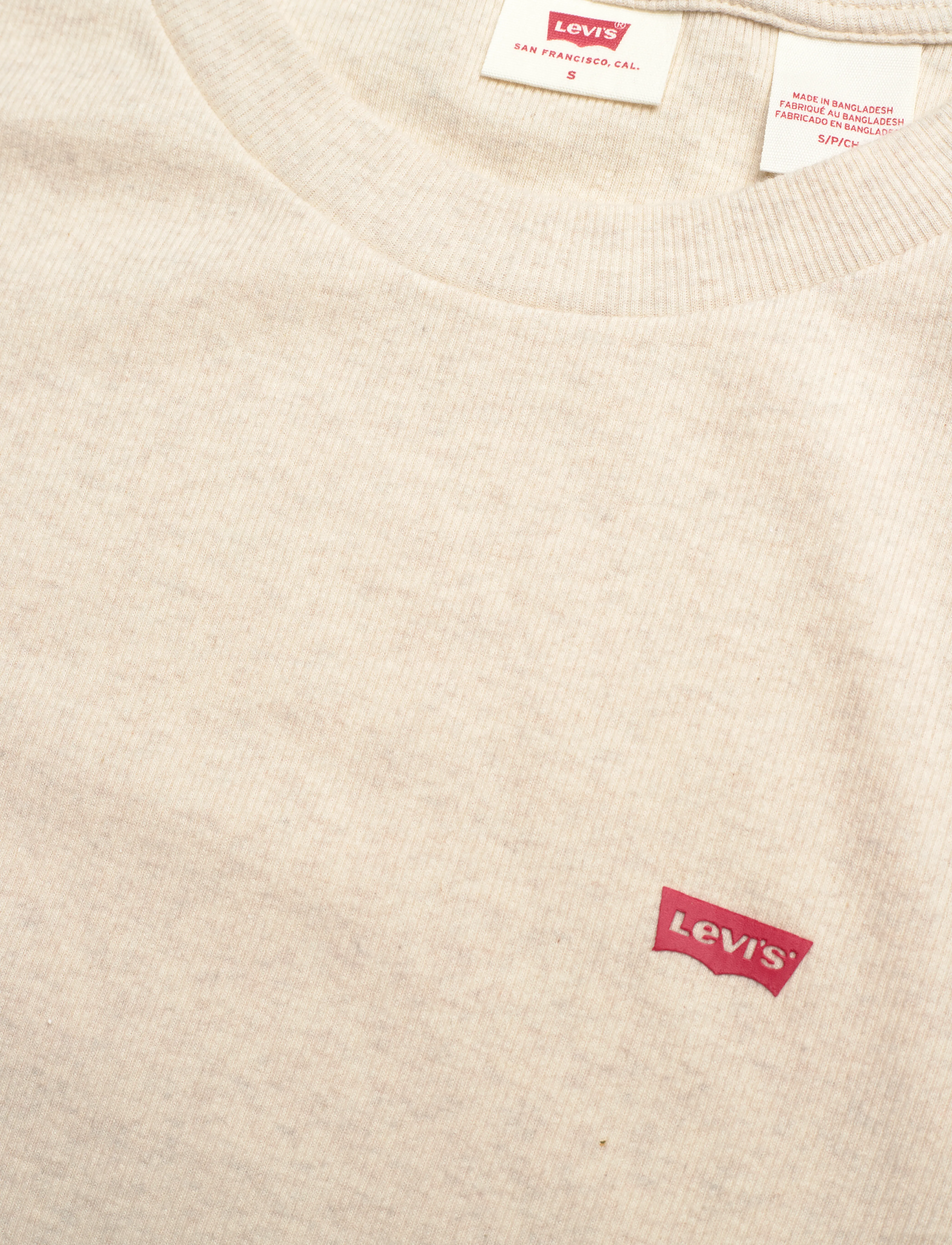 Levi's® - ESSENTIAL SPORTY TEE OATMEAL H - neutrals - 4