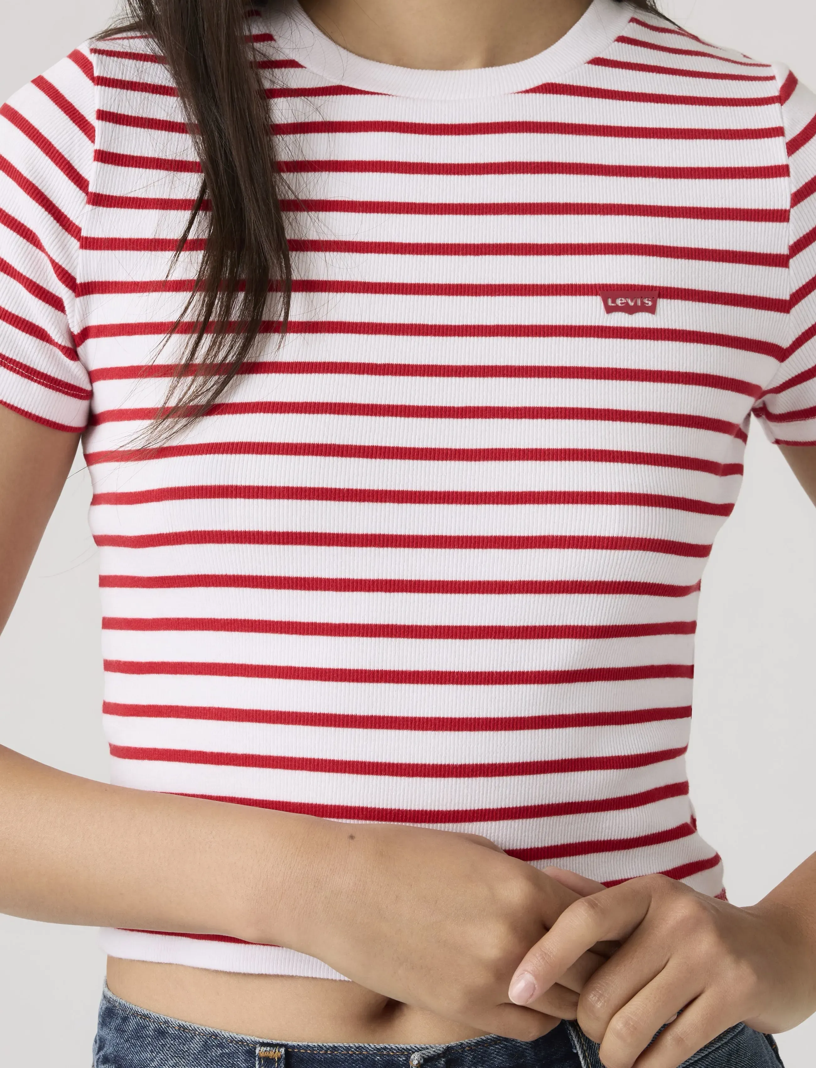 Levi's® - ESSENTIAL SPORTY TEE EMILY STR - t-shirts - whites - 4