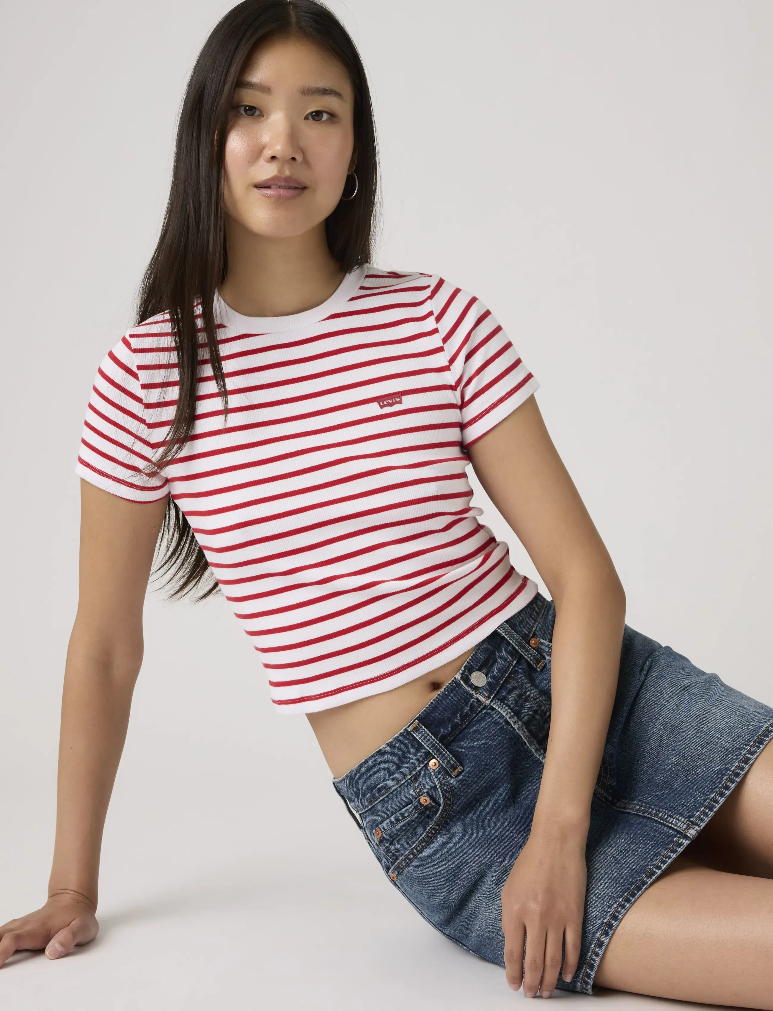 Levi's® - ESSENTIAL SPORTY TEE EMILY STR - t-shirts - whites - 5