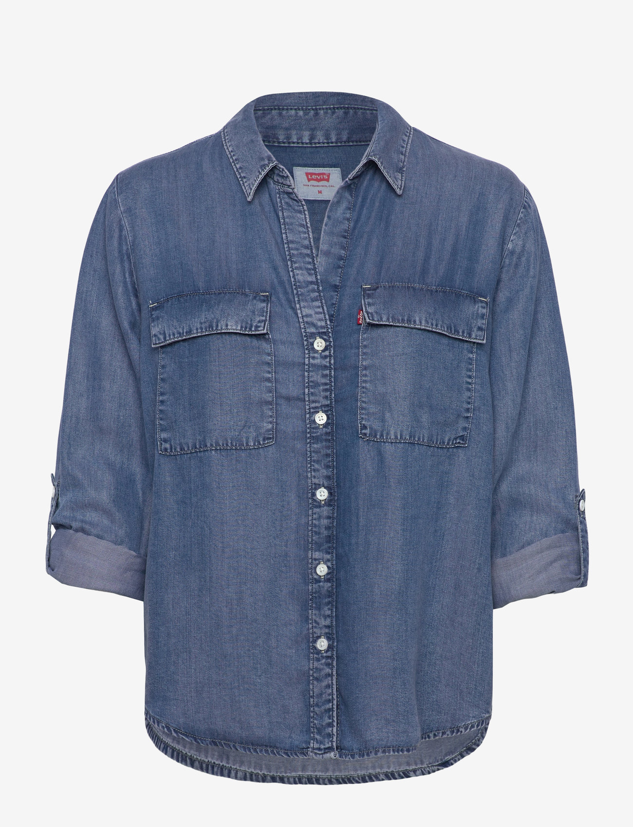 Levi's® - DOREEN UTILITY SHIRT IN PATCHE - denimskjorter - dark indigo - worn in - 3