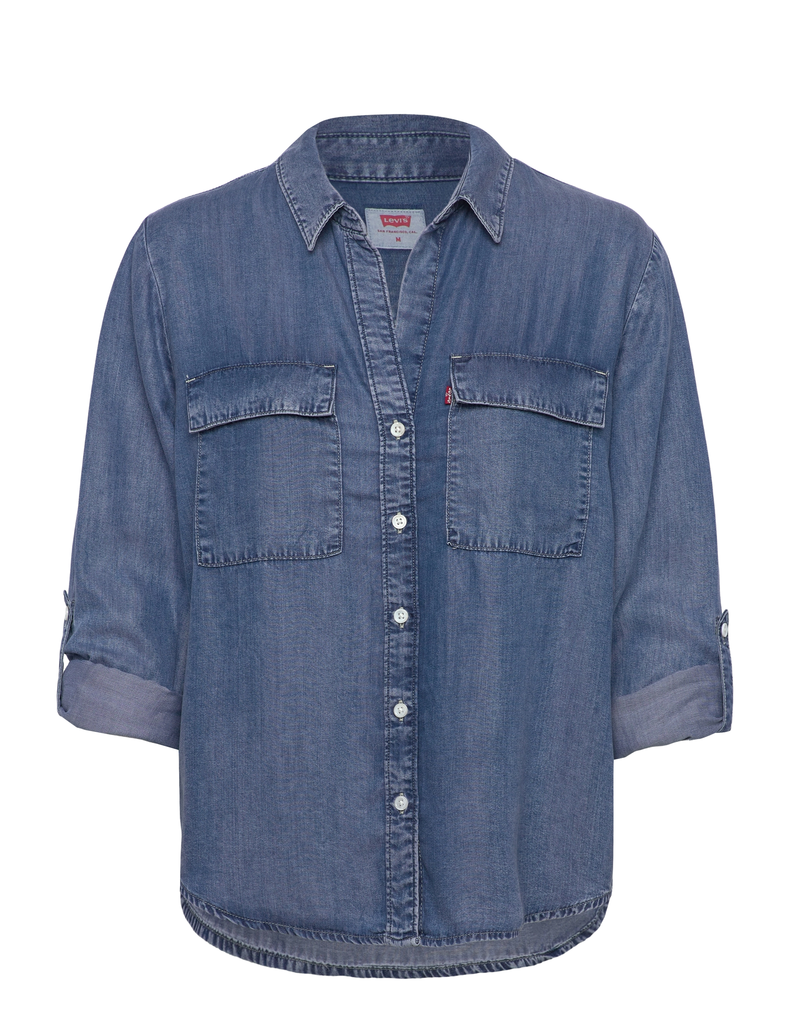 Levi's® - DOREEN UTILITY SHIRT DARK INDIGO - WORN IN - gallaskyrtur - dark indigo - worn in - 3