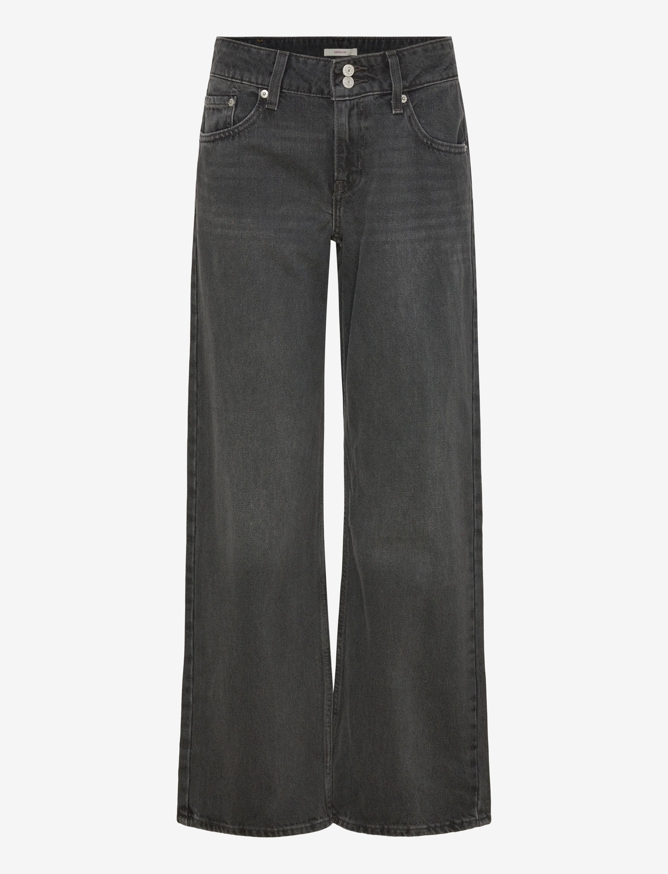 Levi's® - SUPERLOW LOOSE MIC DROPPED - wide leg jeans - blacks - 1
