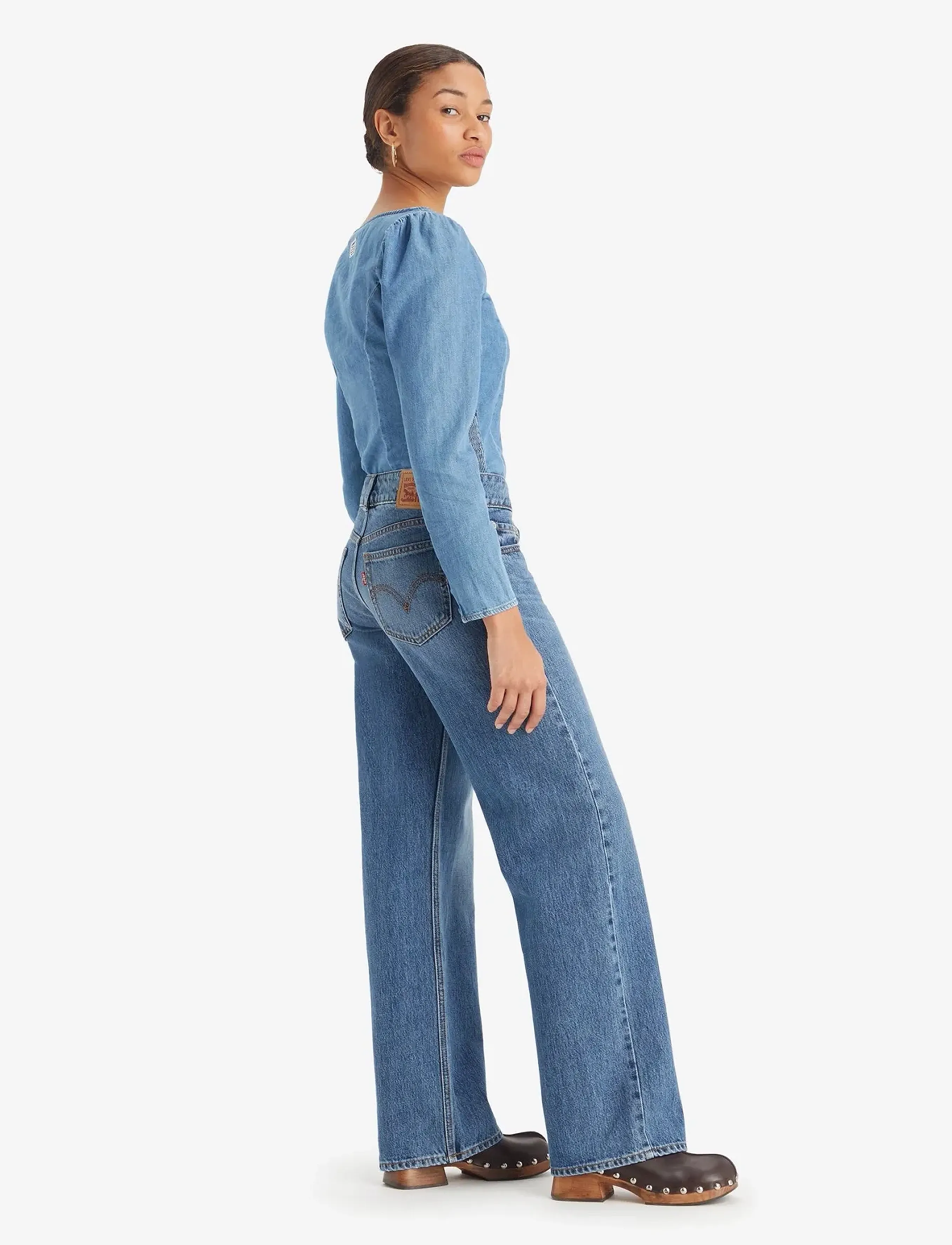 Levi's® - SUPERLOW LOOSE ITS A VIBE - med indigo - worn in - 2