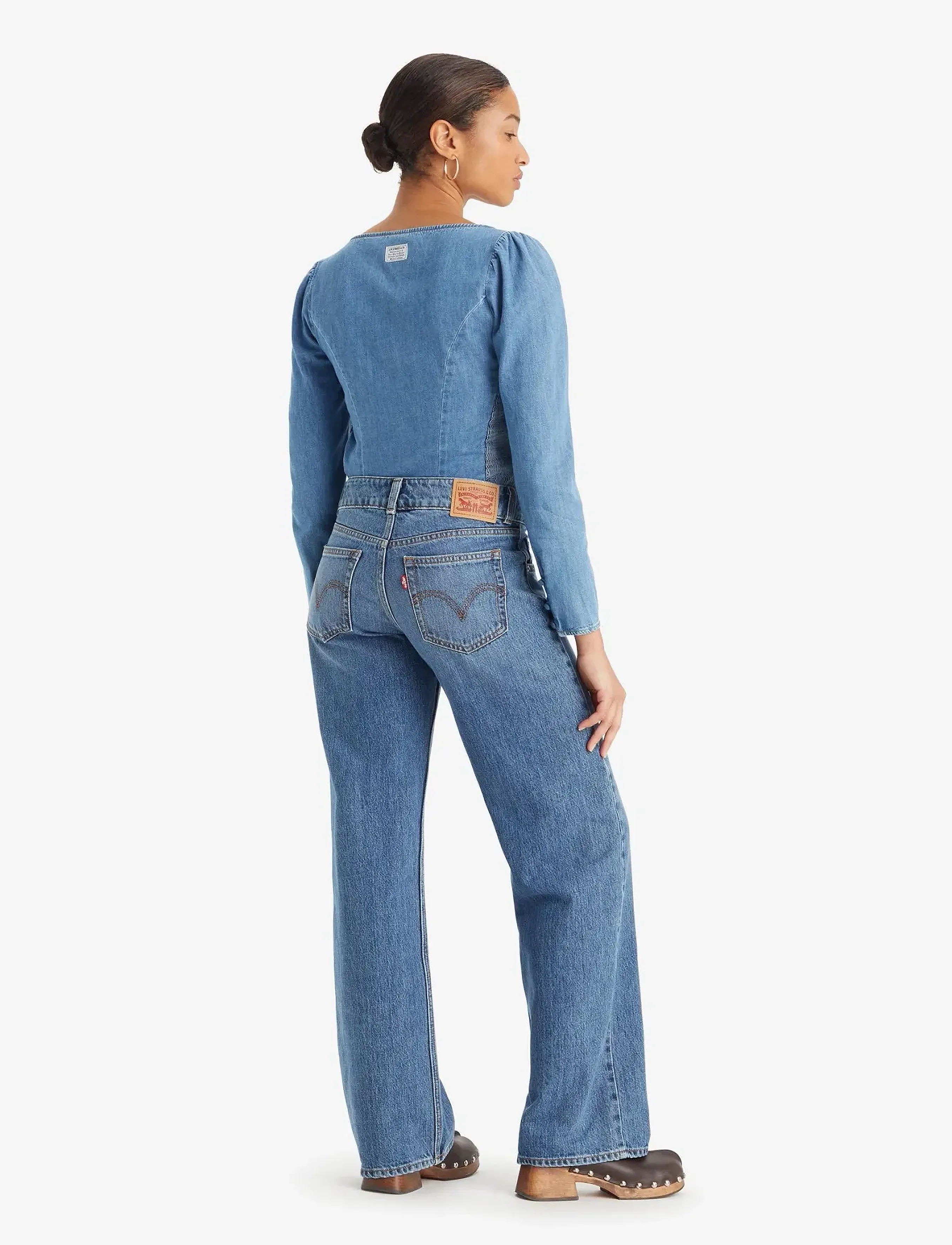 Levi's® - SUPERLOW LOOSE ITS A VIBE - med indigo - worn in - 3