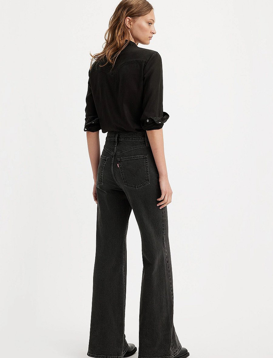 Levi's® - RIBCAGE BELLS ON THE TOWN NO C - alt laiad teksad - blacks - 3