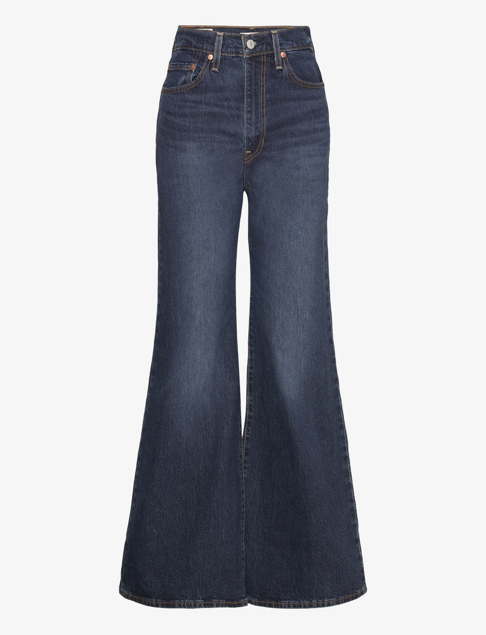 Levi's® - RIBCAGE BELLS SONOMA TRAIN - alt eriti laia säärega teksad - med indigo - worn in - 1