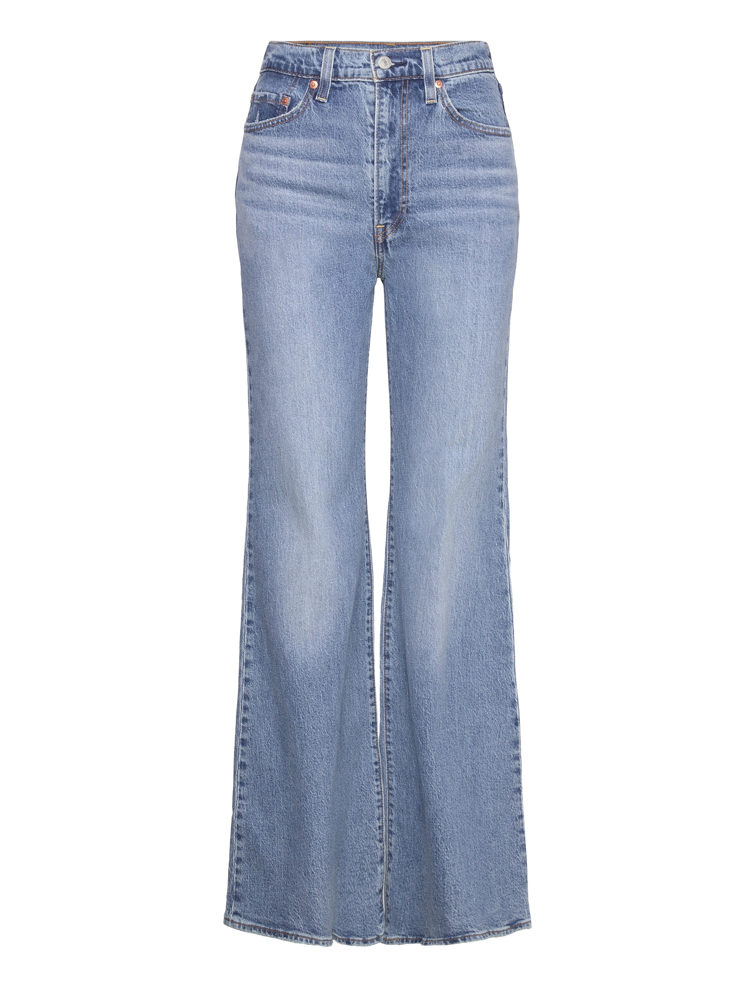 Levi's® - RIBCAGE BELLS SONOMA WALKS - dark indigo - worn in - 1