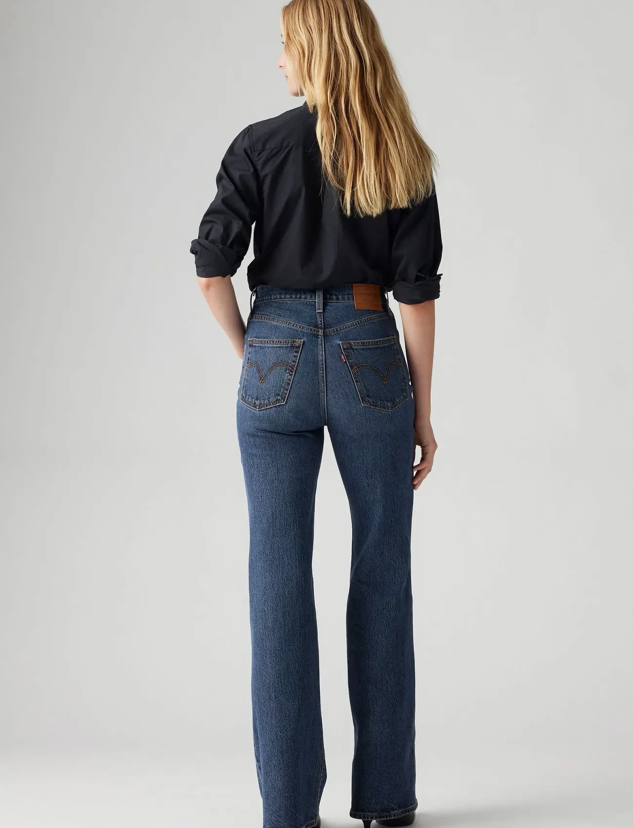 Levi's® - RIBCAGE BELLS ROMANTIC STORY - flared jeans - blacks - 4