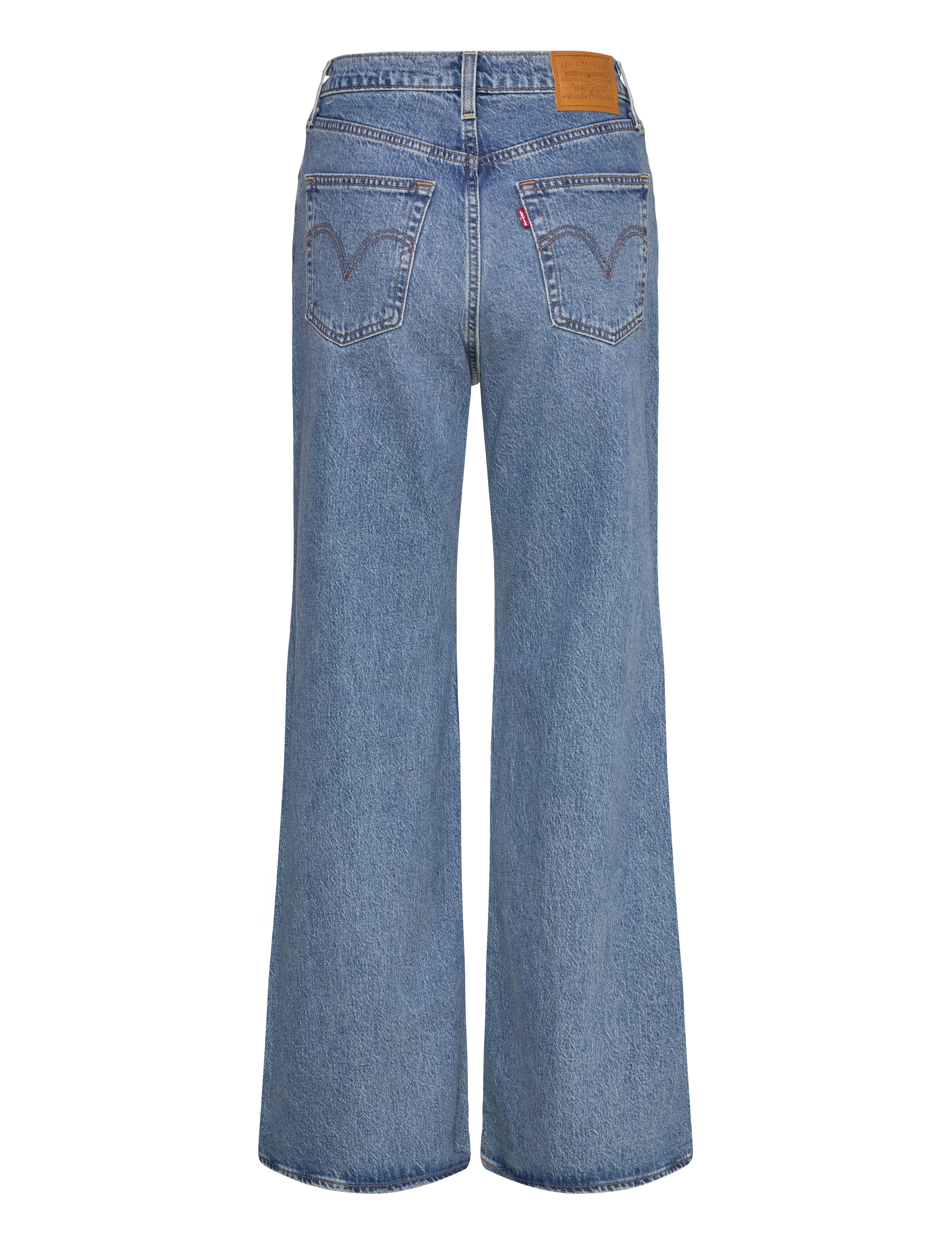 Levi's® - RIBCAGE BELLS NEXT SATURDAY NO - schlaghosen - med indigo - worn in - 2